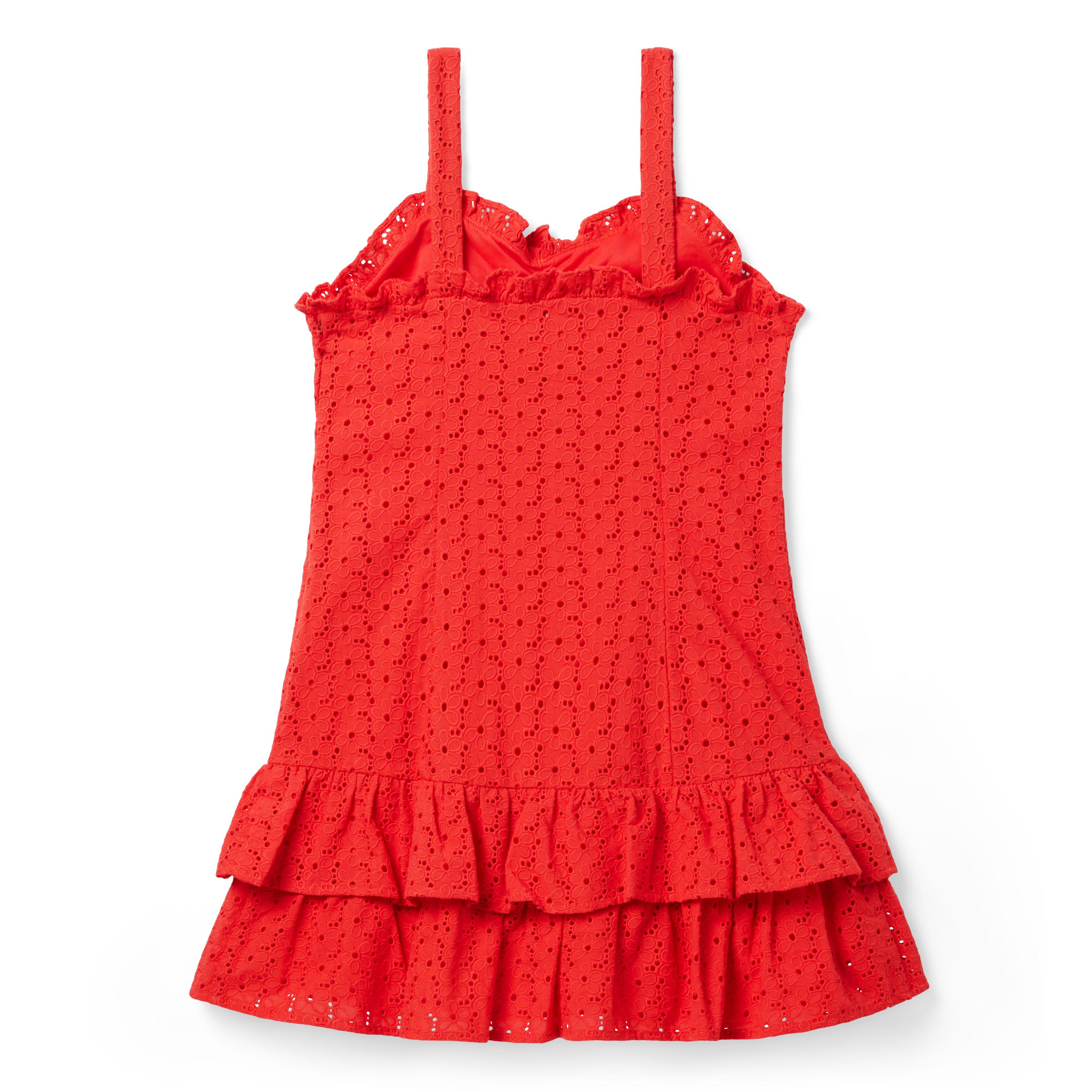 Eyelet Ruffle Dress image number 3