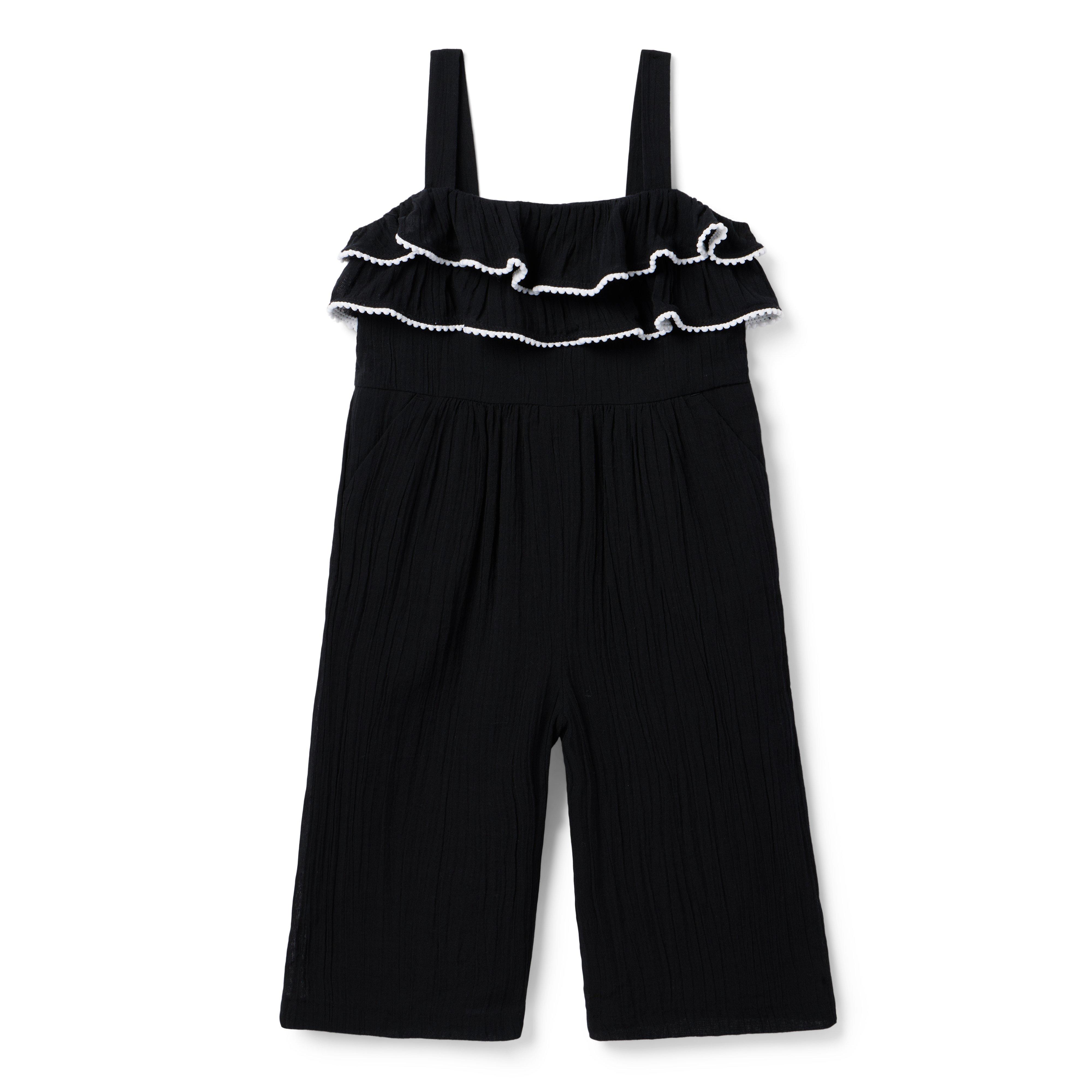 Ruffle Pom Pom Jumpsuit