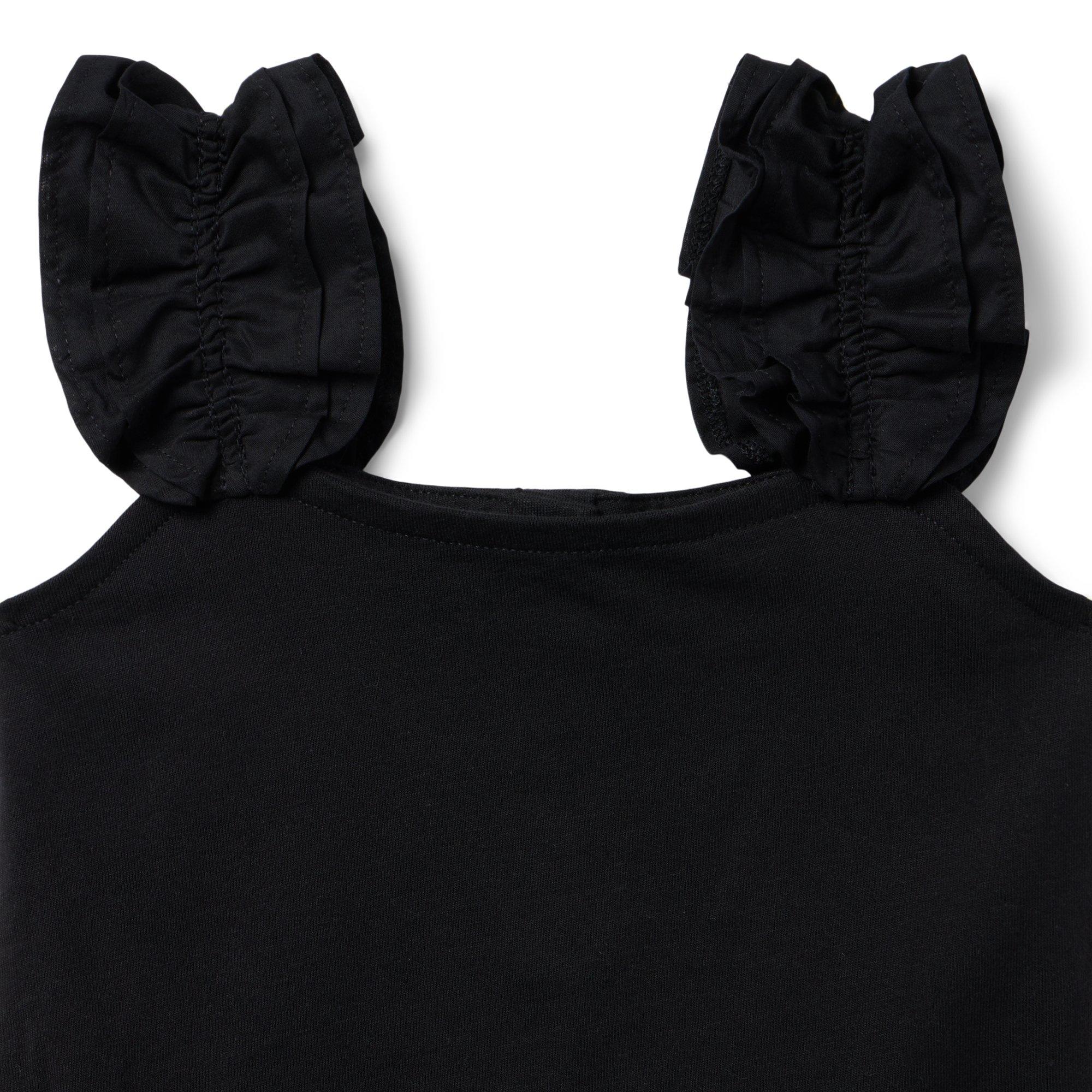 Ruffle Strap Jersey Top image number 1