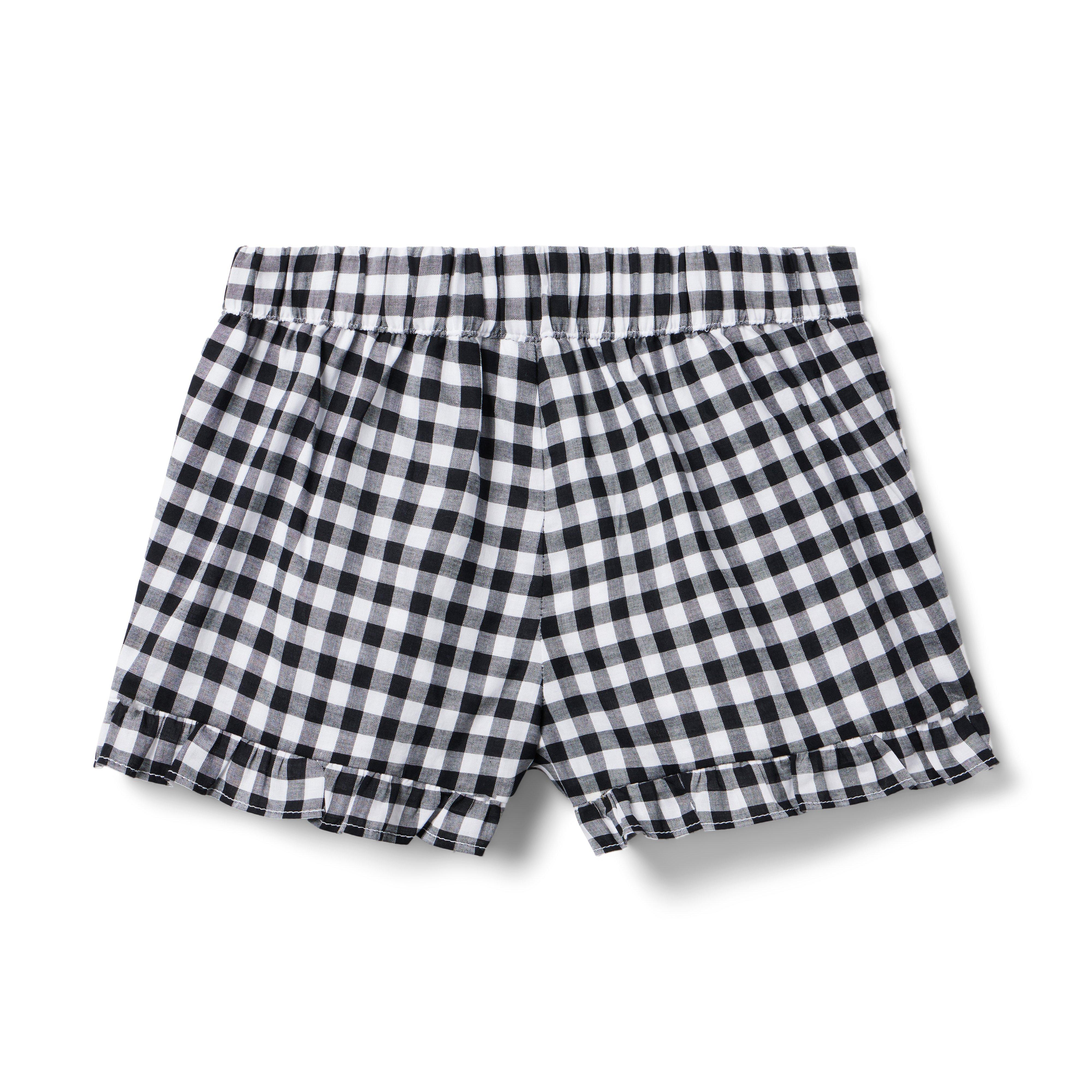 Gingham Ruffle Hem Short image number 3