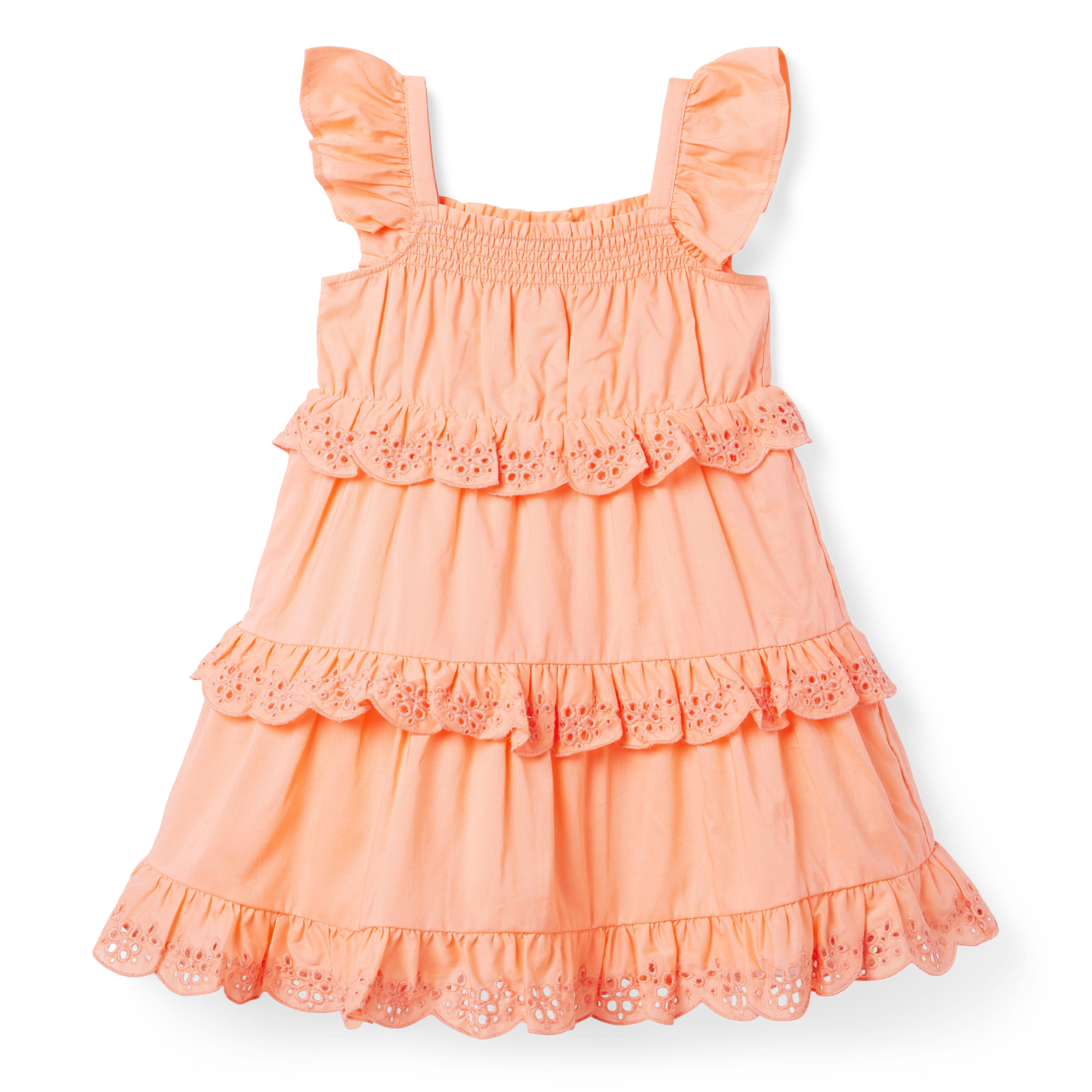 Eyelet Ruffle Dress image number 0