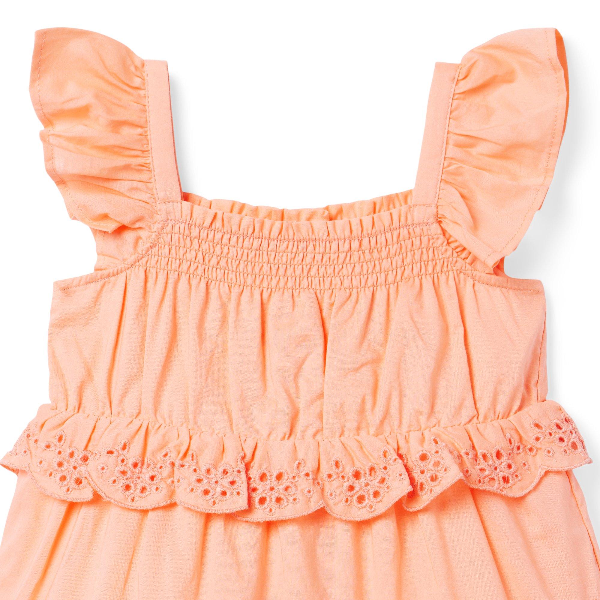 Eyelet Ruffle Dress image number 1