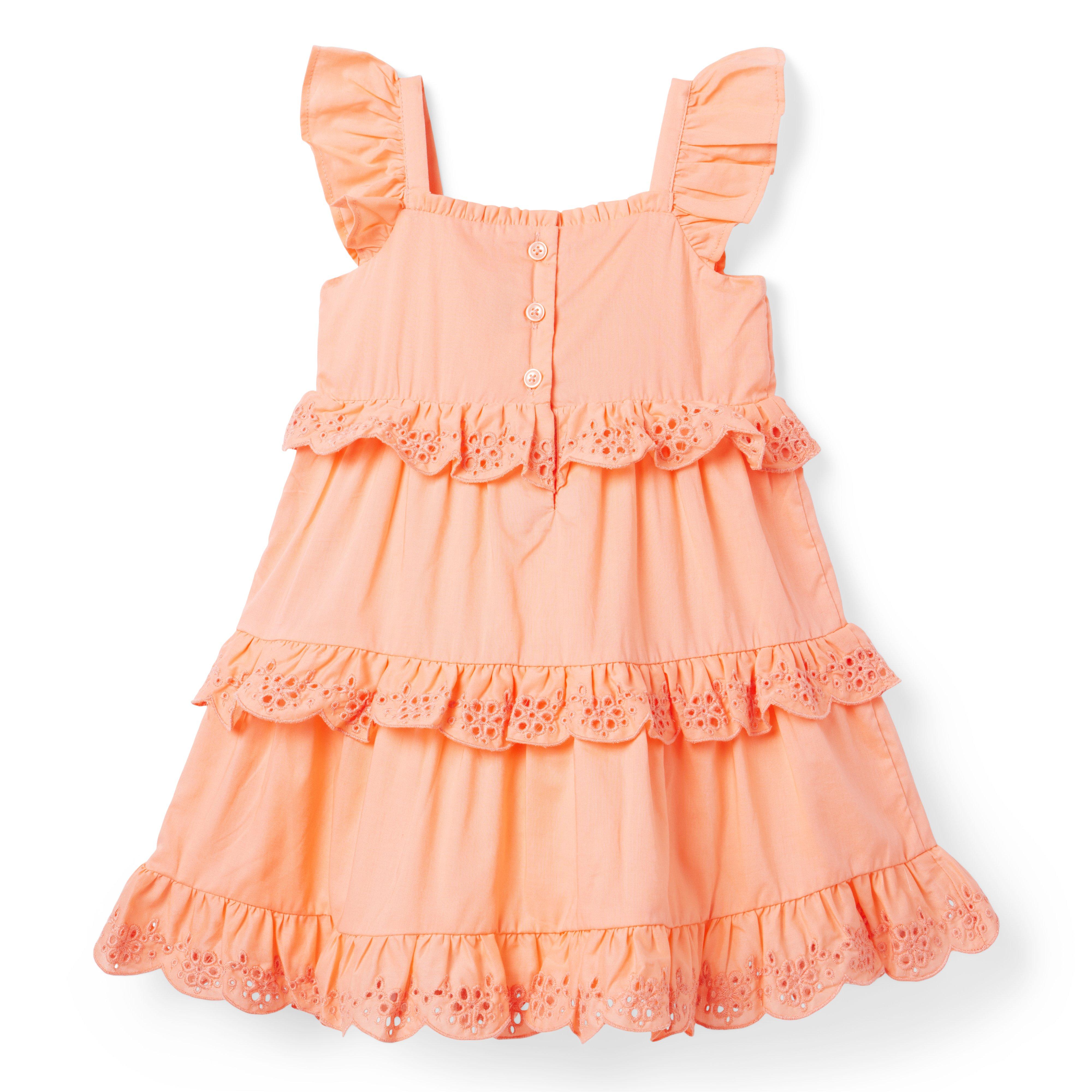 Eyelet Ruffle Dress image number 3