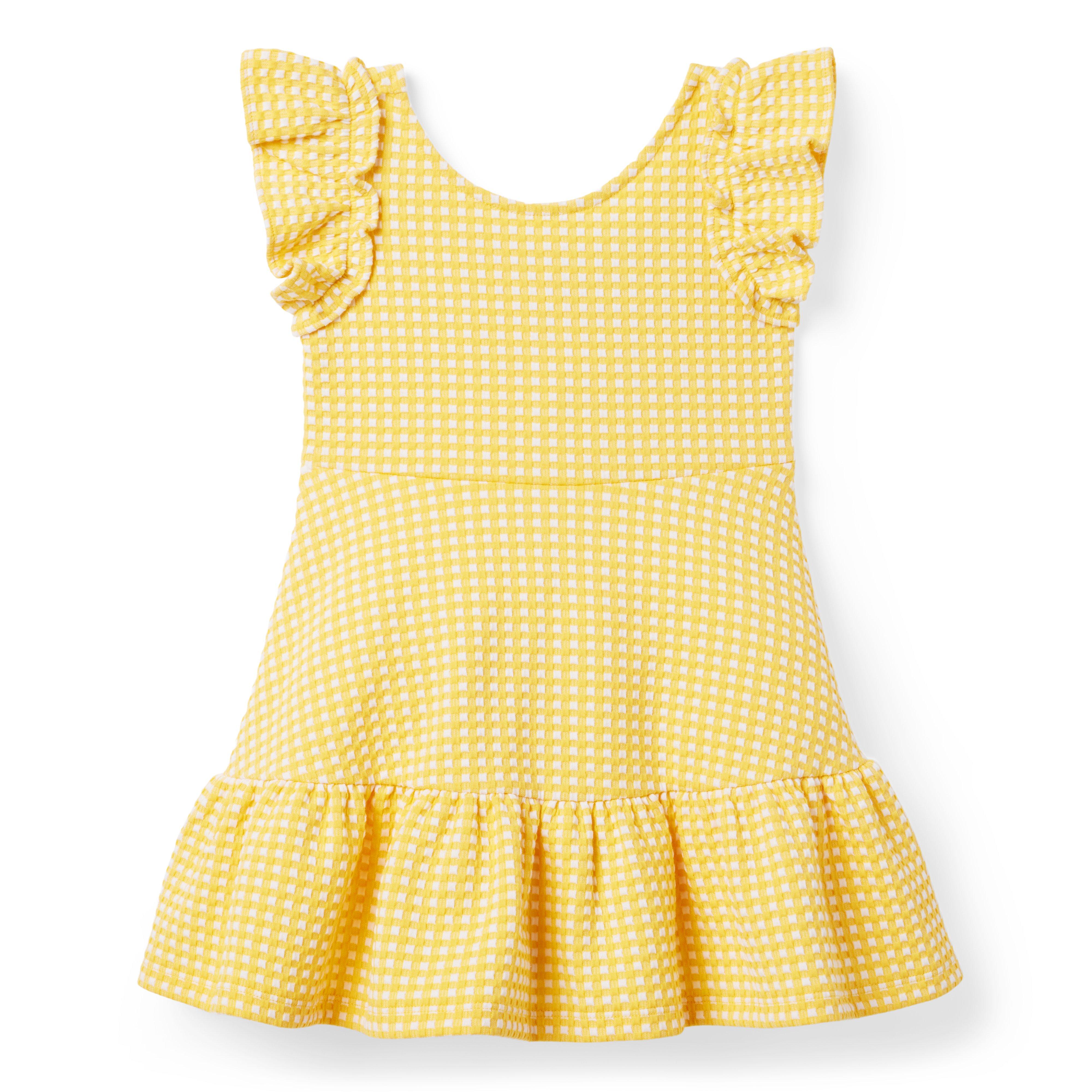 Gingham Knit Seersucker Dress image number 0