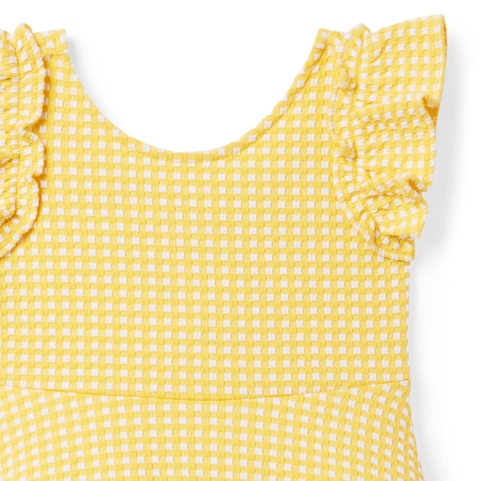 Gingham Knit Seersucker Dress image number 1