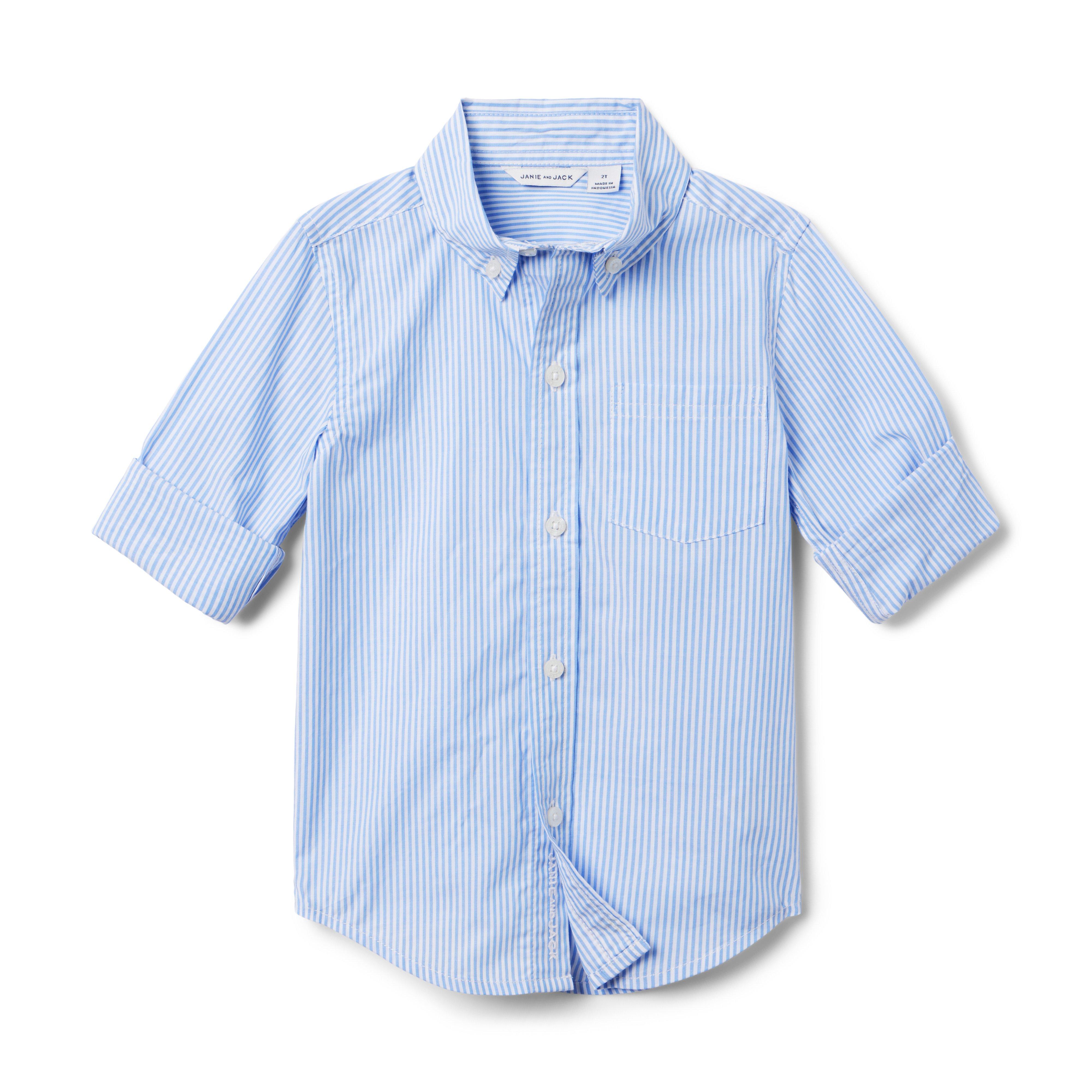 The Striped Poplin Shirt image number 3