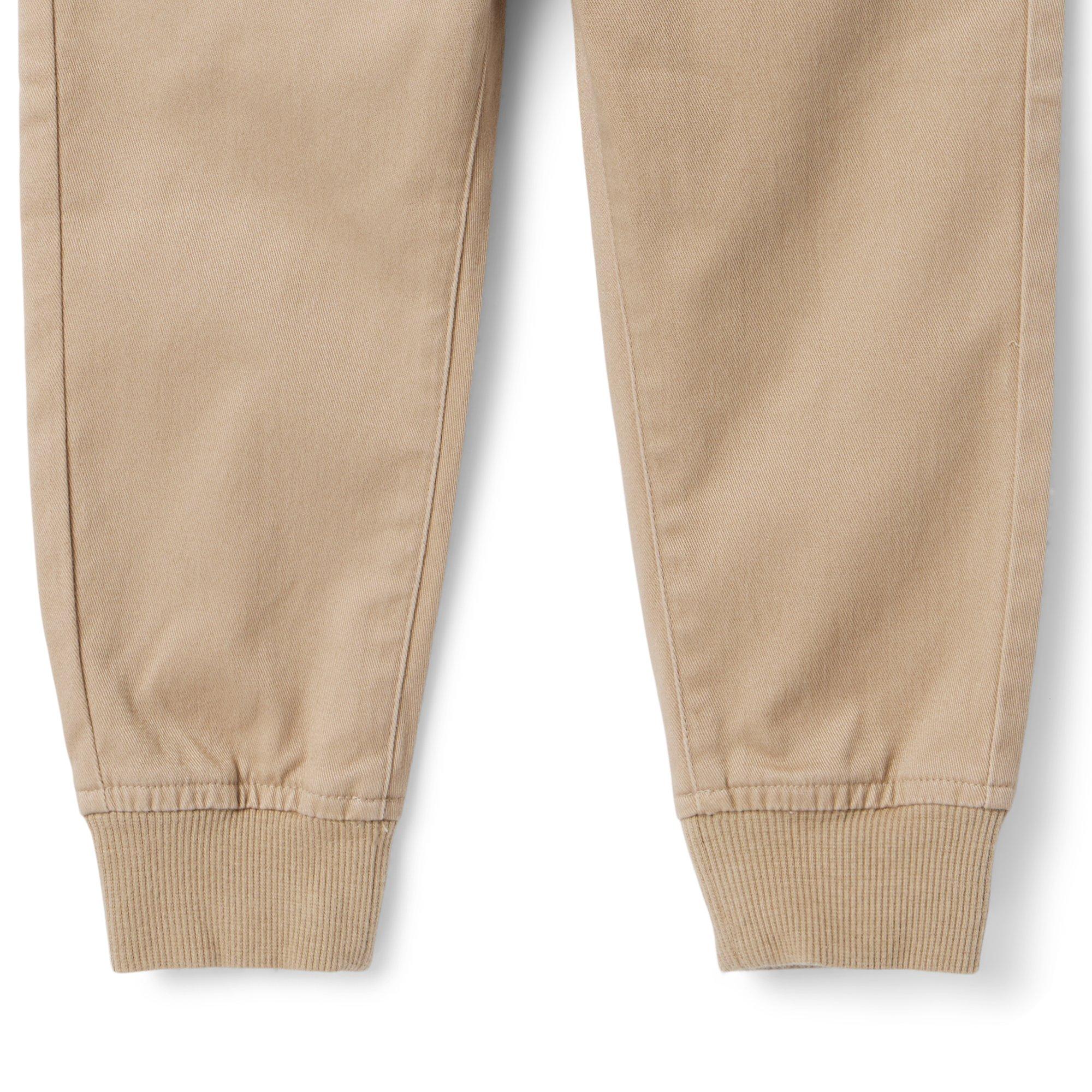 The Button Twill Jogger image number 4