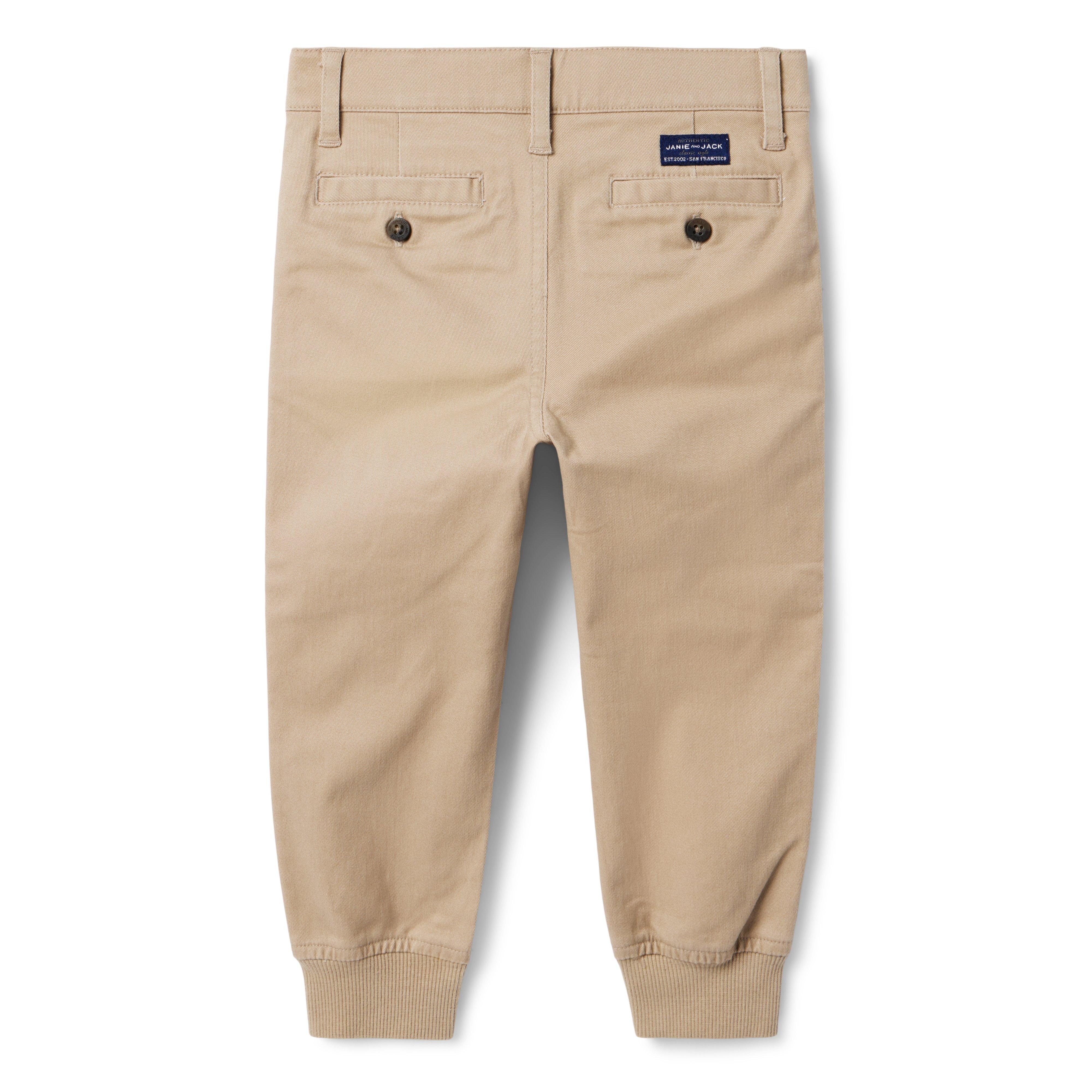 The Button Twill Jogger image number 3