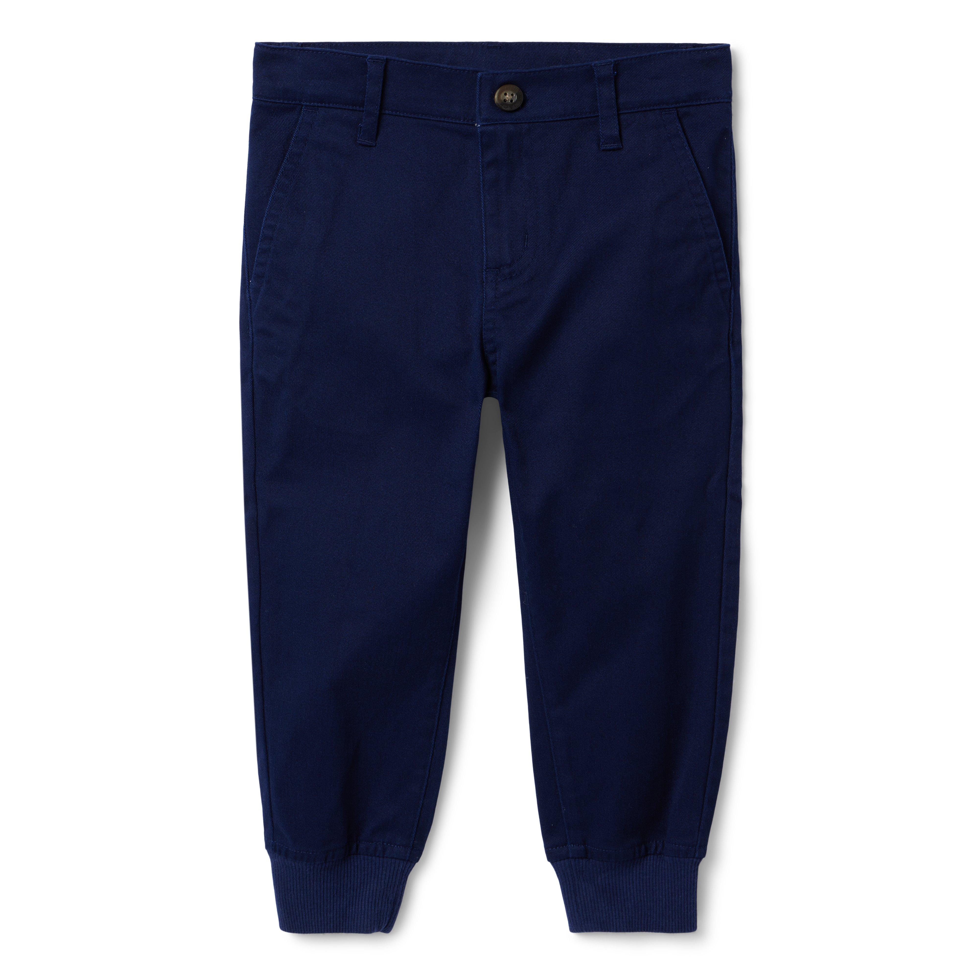 The Button Twill Jogger