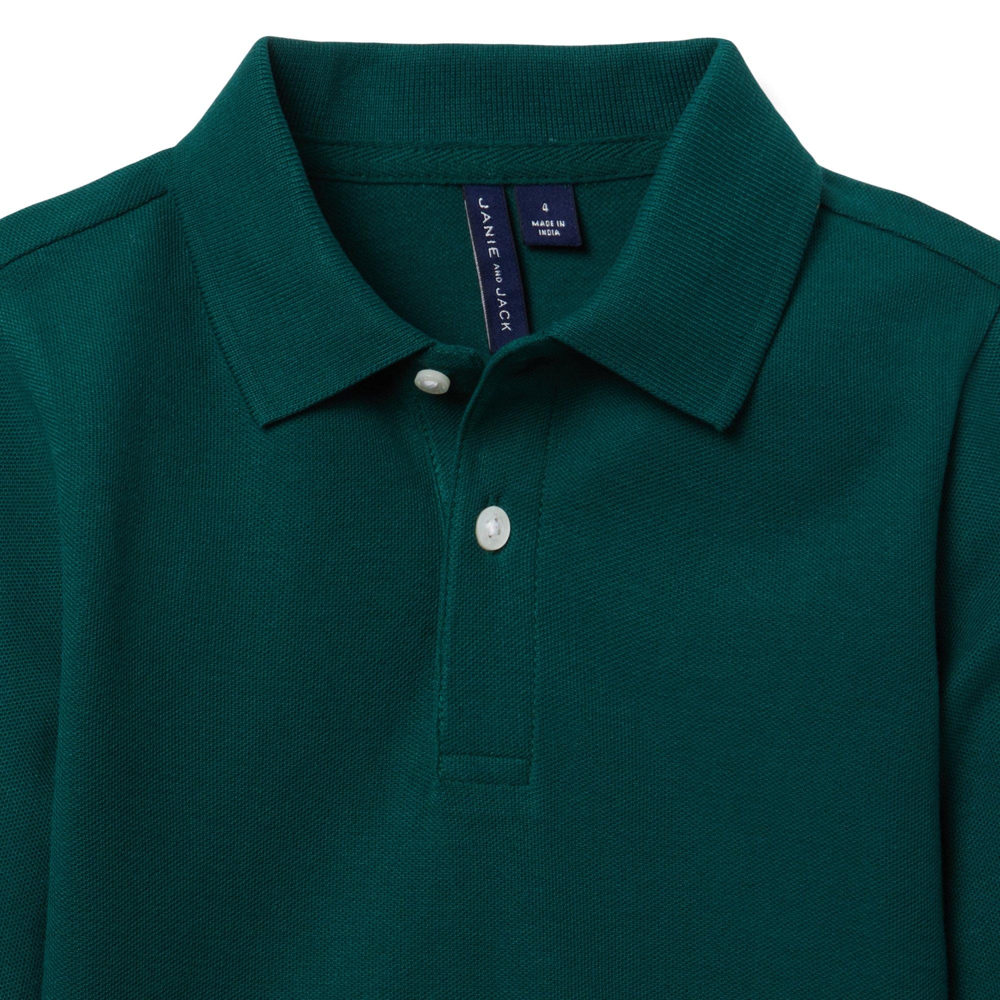 The Long Sleeve Pique Polo image number 1