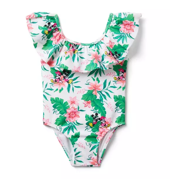 Disney Minnie Mouse Recycled Tropical Swimsuit