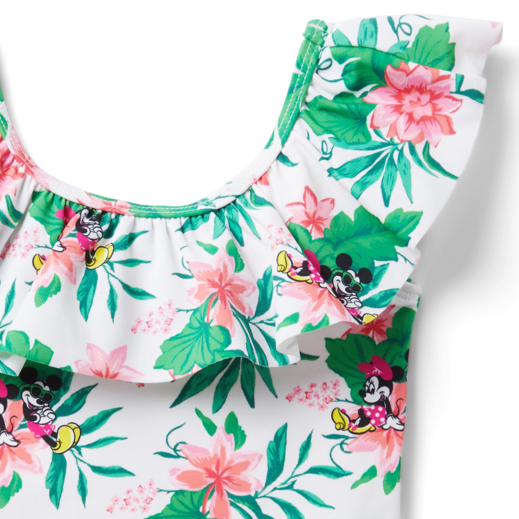 Disney Minnie Mouse Recycled Tropical Swimsuit image number 4