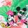 White Minnie Mouse Tropical