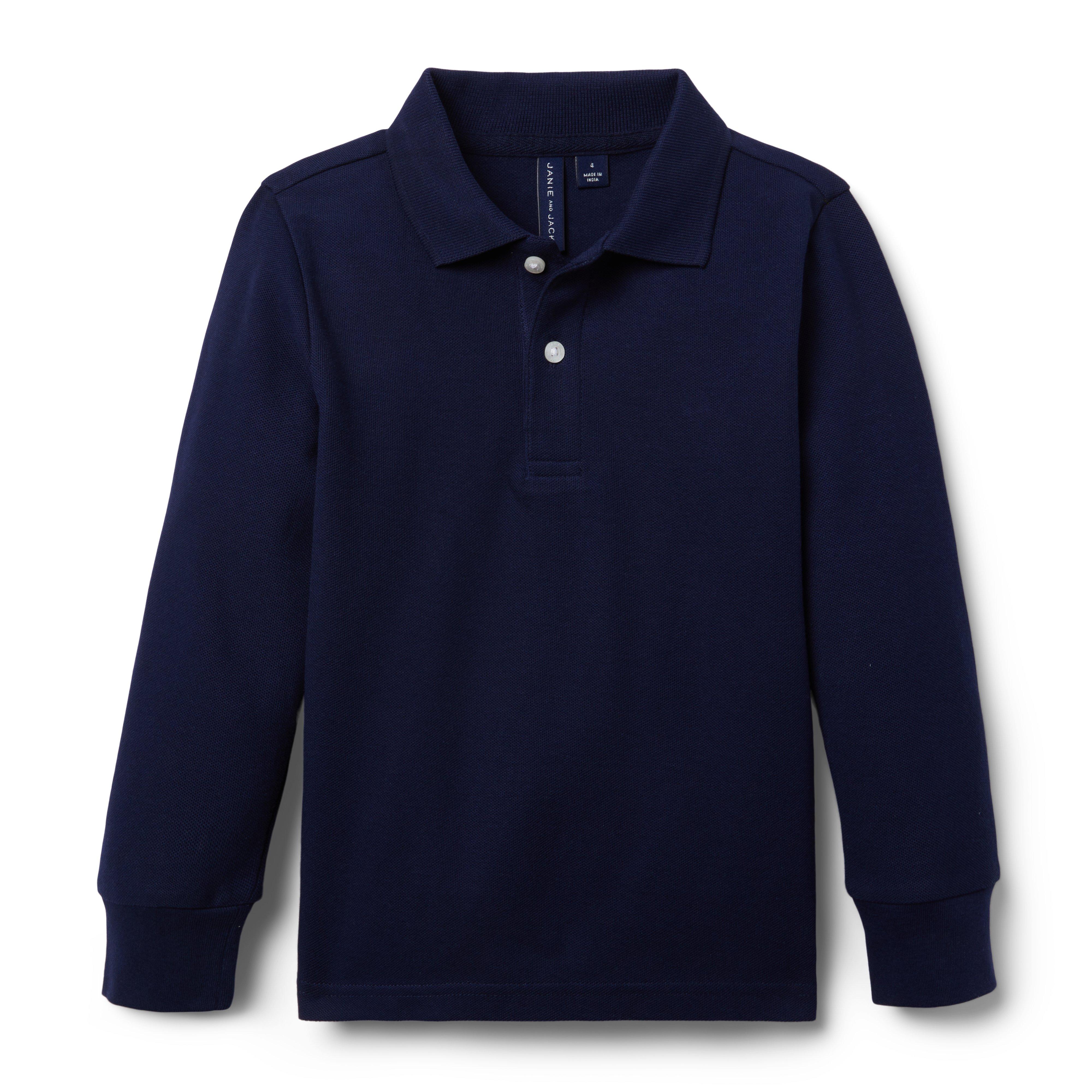 The Long Sleeve Pique Polo image number 0