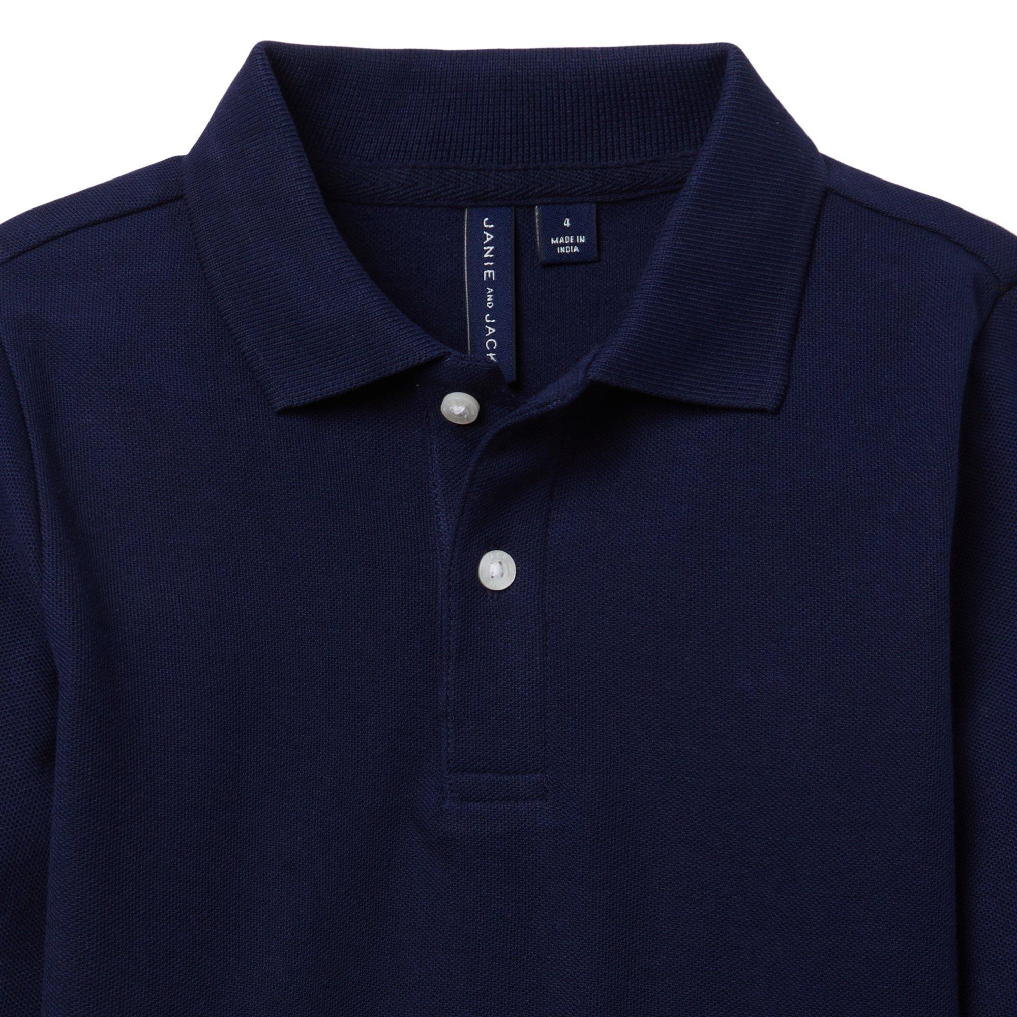 The Long Sleeve Pique Polo image number 1