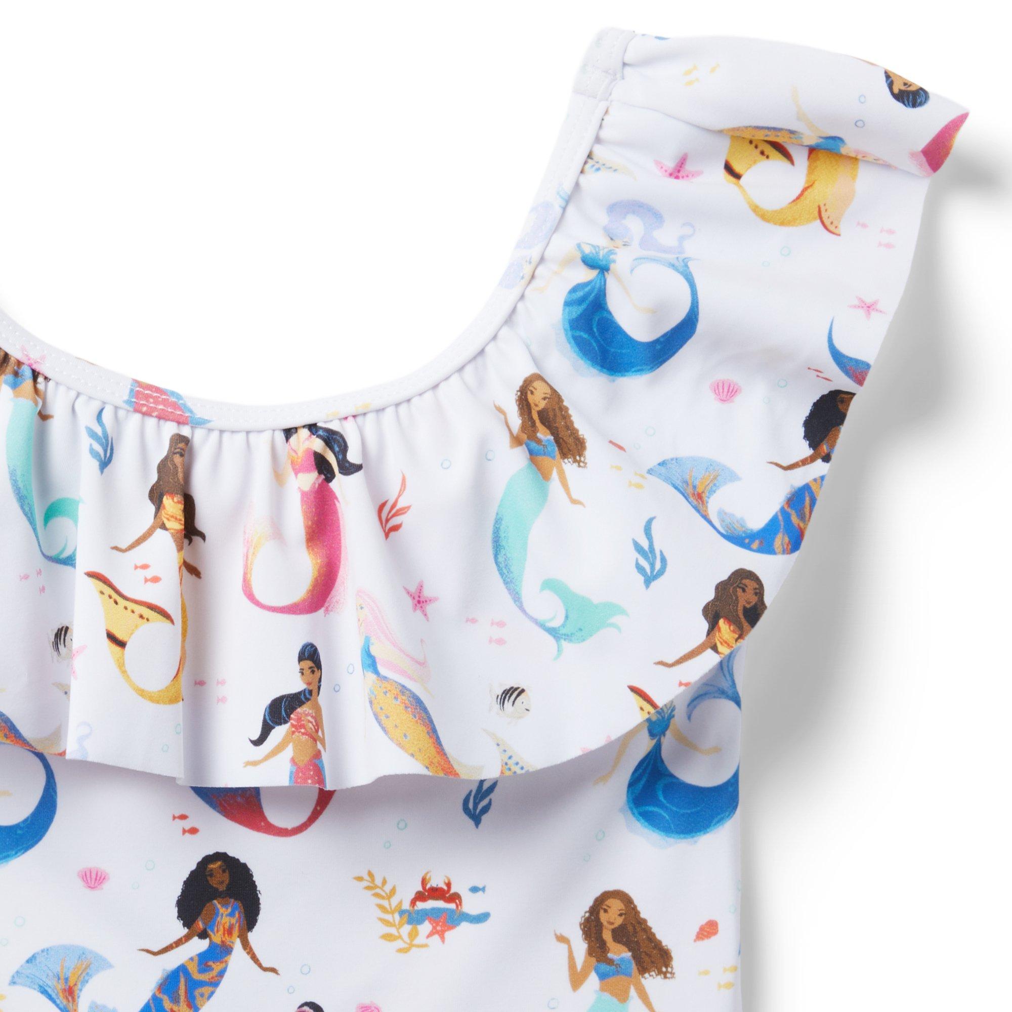 Disney The Little Mermaid Recycled Ruffle Swimsuit image number 2