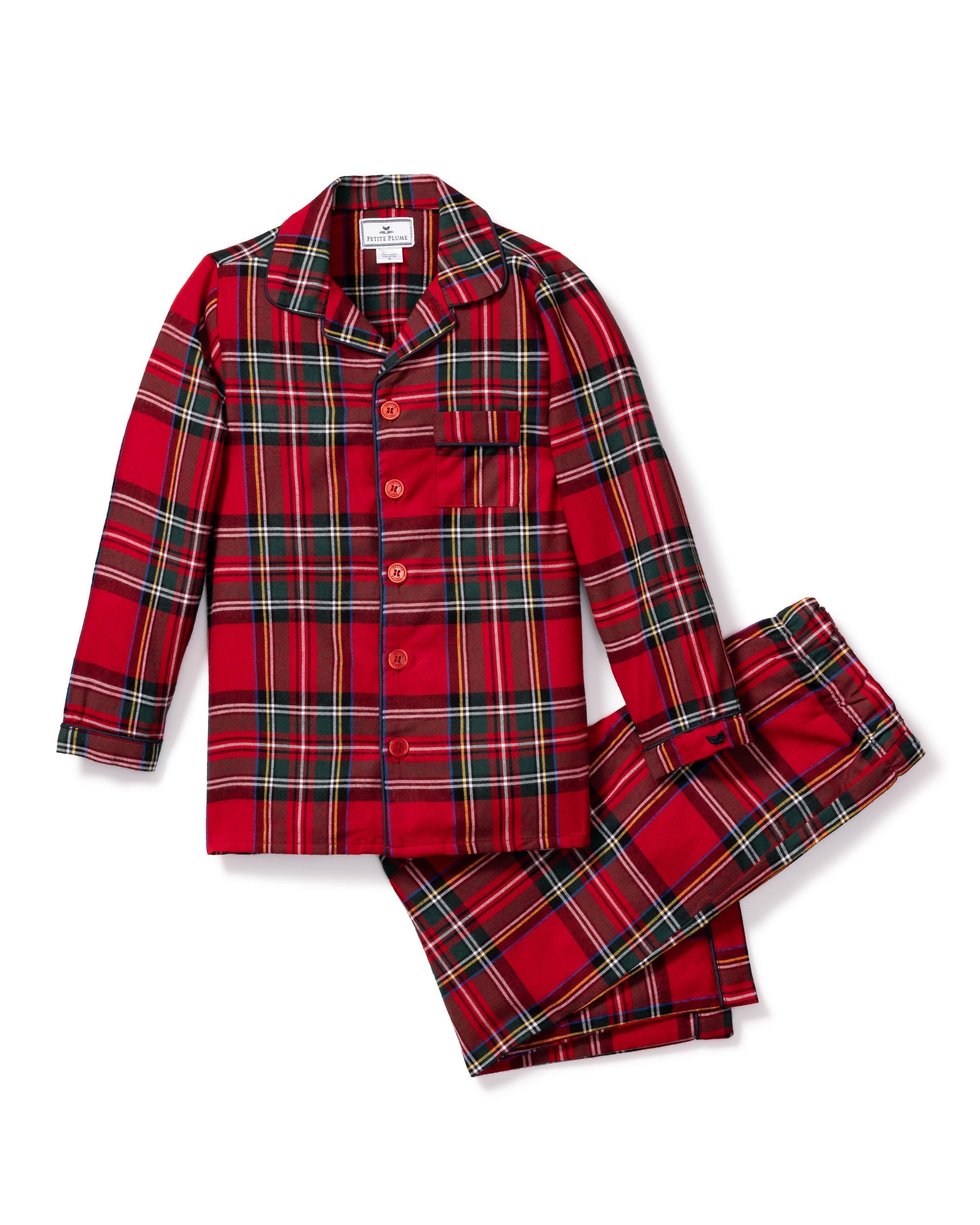 Petite Plume Imperial Tartan Pajama Set  image number 0