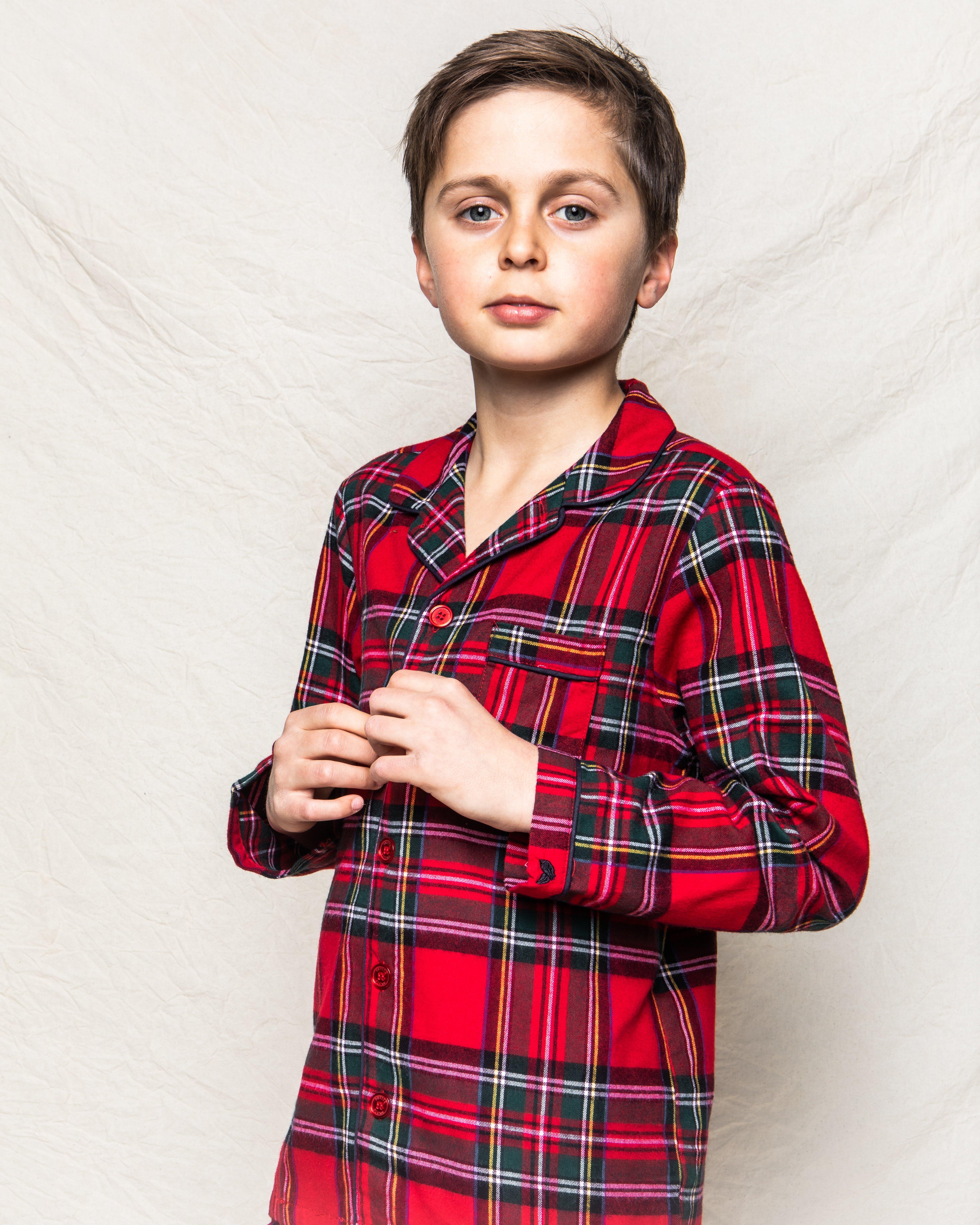 Petite Plume Imperial Tartan Pajama Set  image number 3