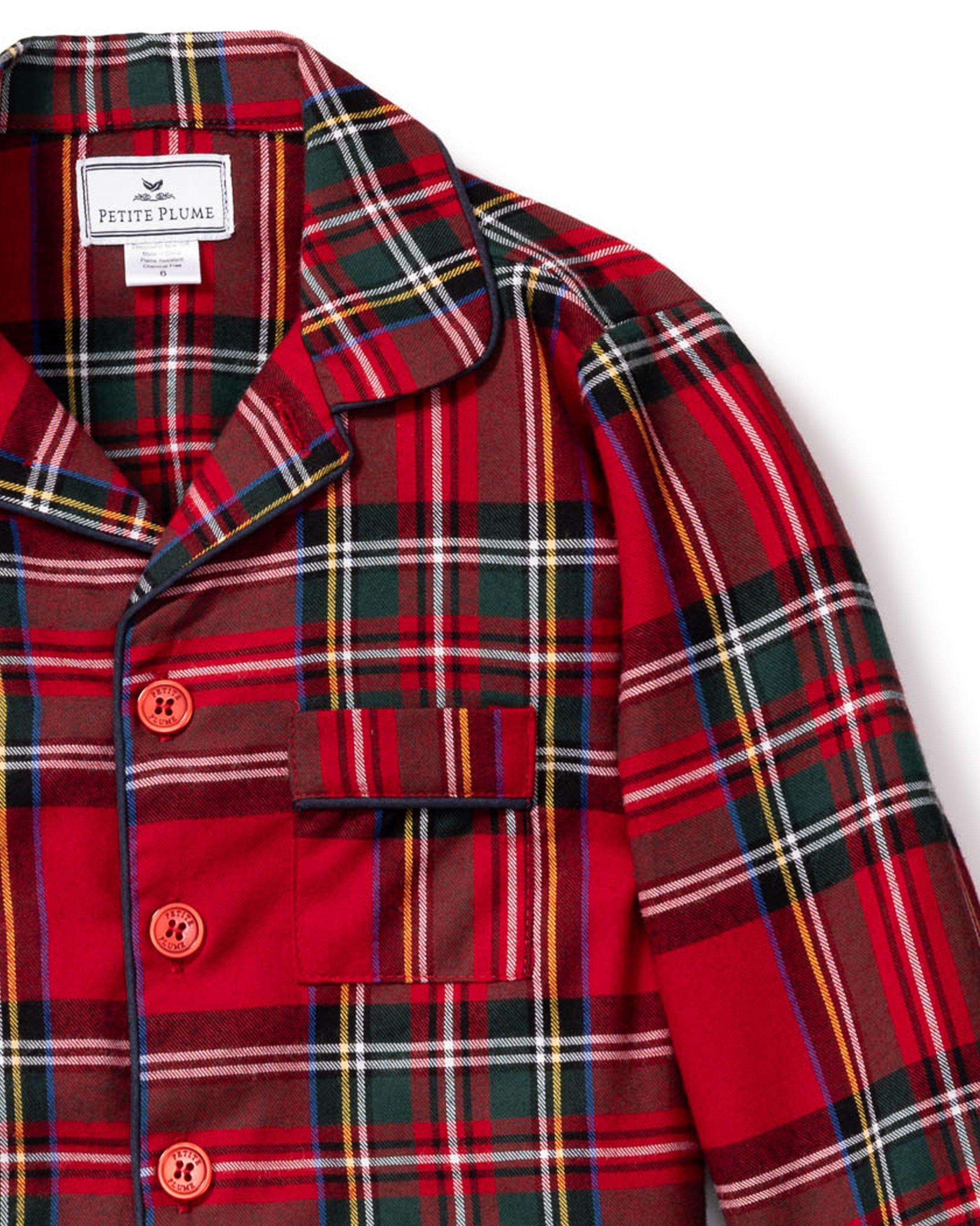 Petite Plume Imperial Tartan Pajama Set  image number 1