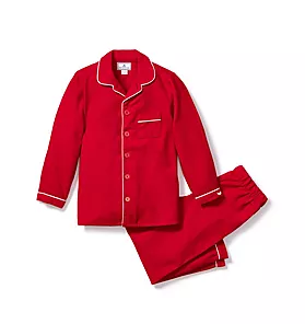 Petite Plume Red Flannel Pajama Set 