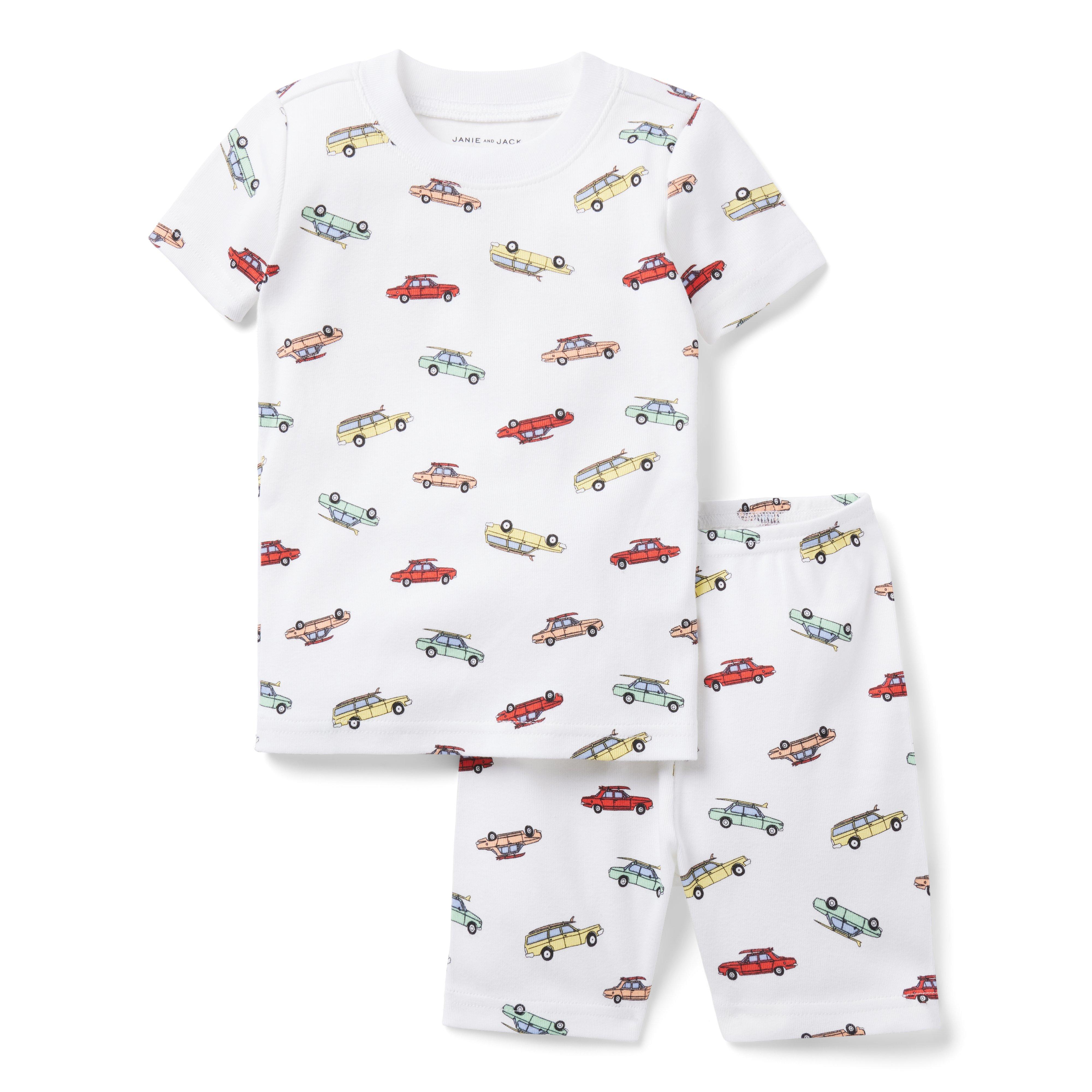 Good Night Short Pajamas in Surf Cars image number 0