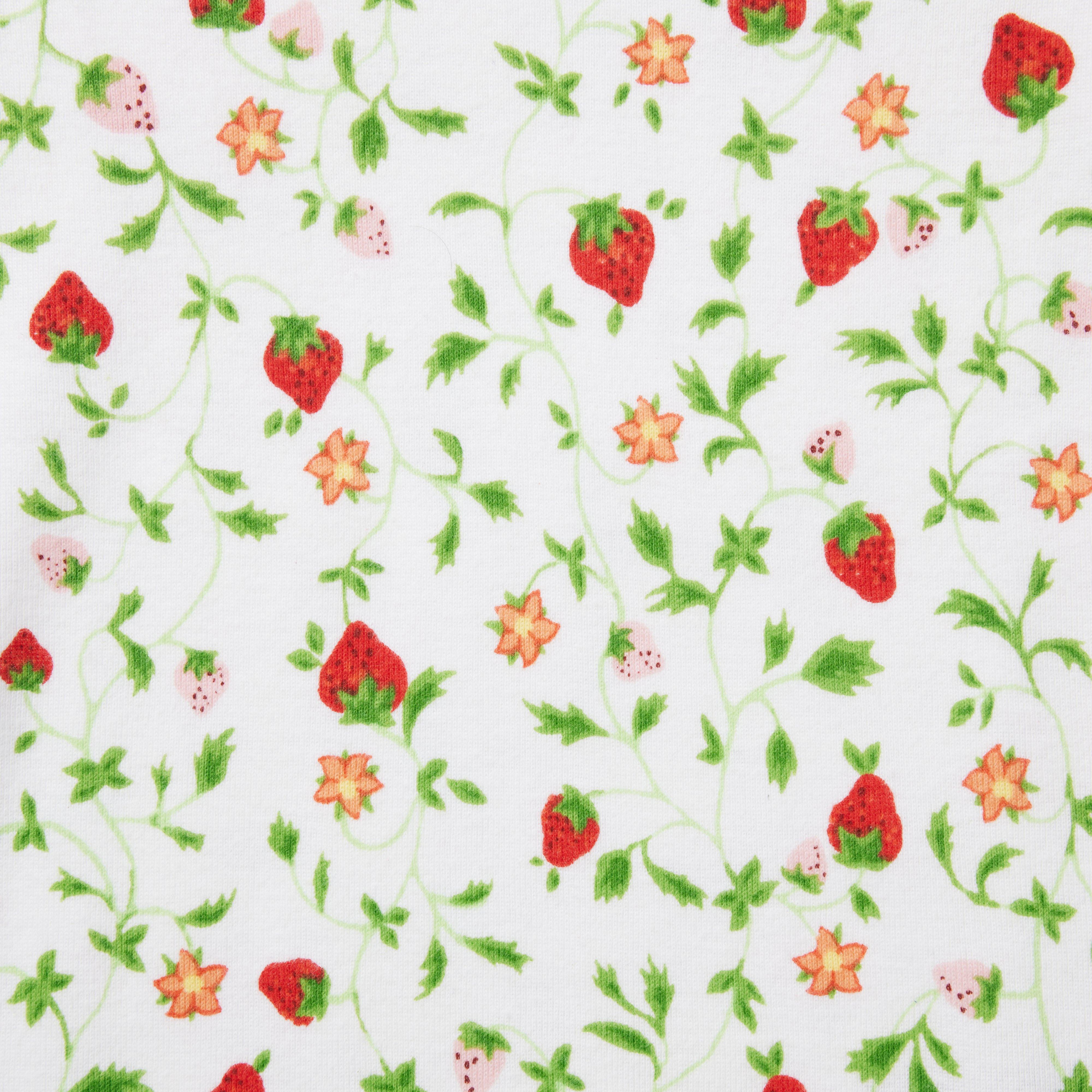 Good Night Short Pajamas in Strawberry Vines image number 1