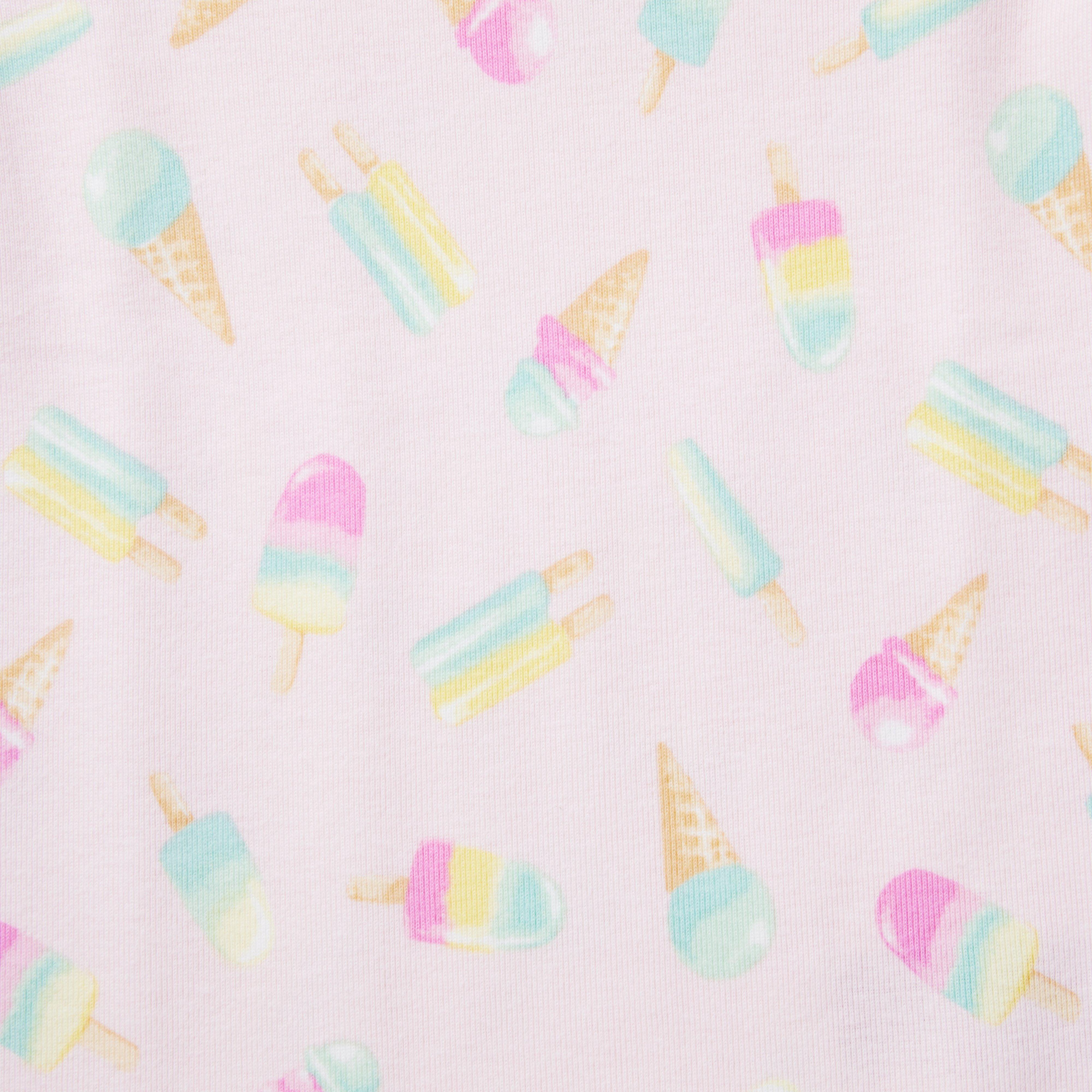 Baby Good Night Short Zip Pajama in Ice Cream Dreams image number 1