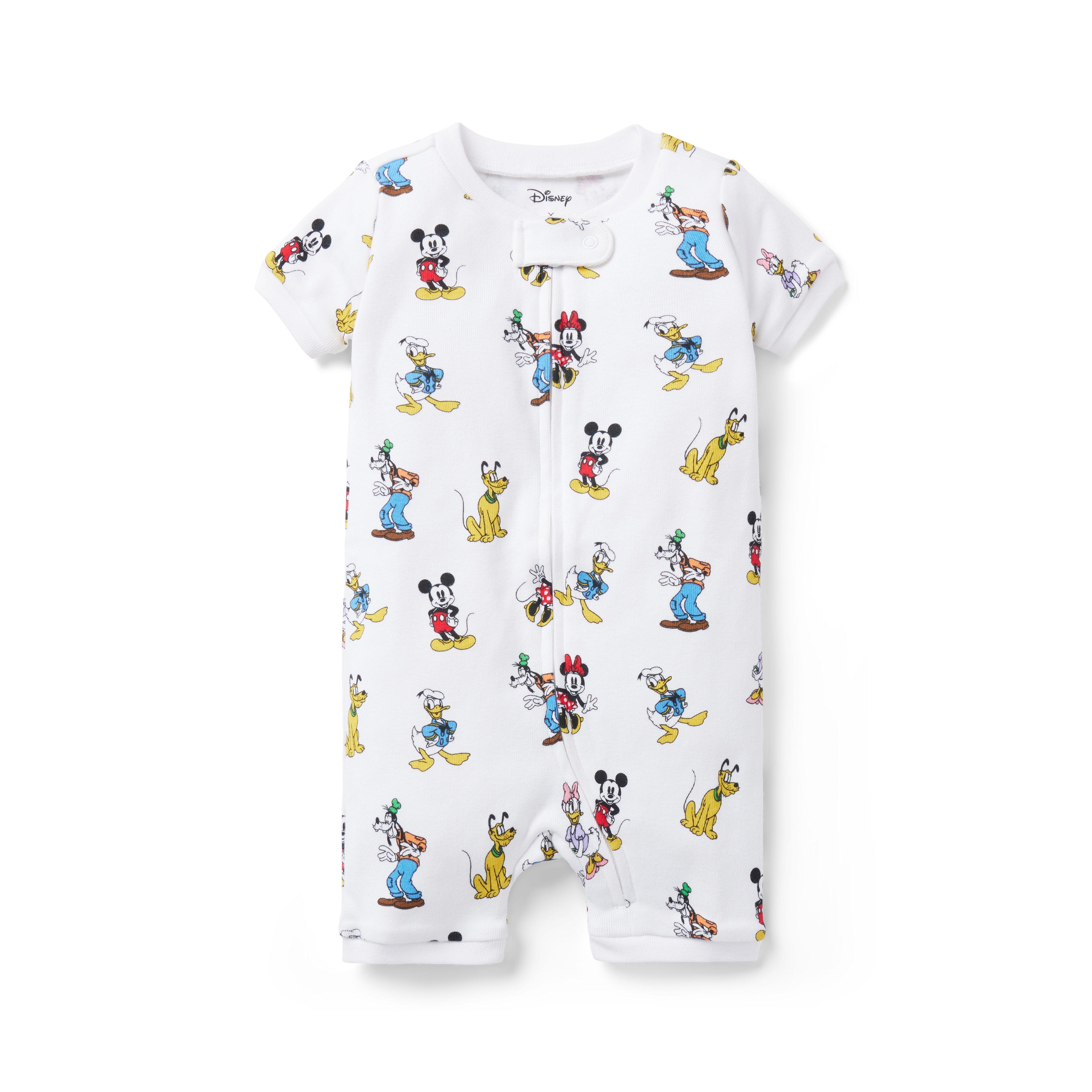 Baby Good Night Short Zip Pajama in Disney Mickey Mouse Friends image number 0