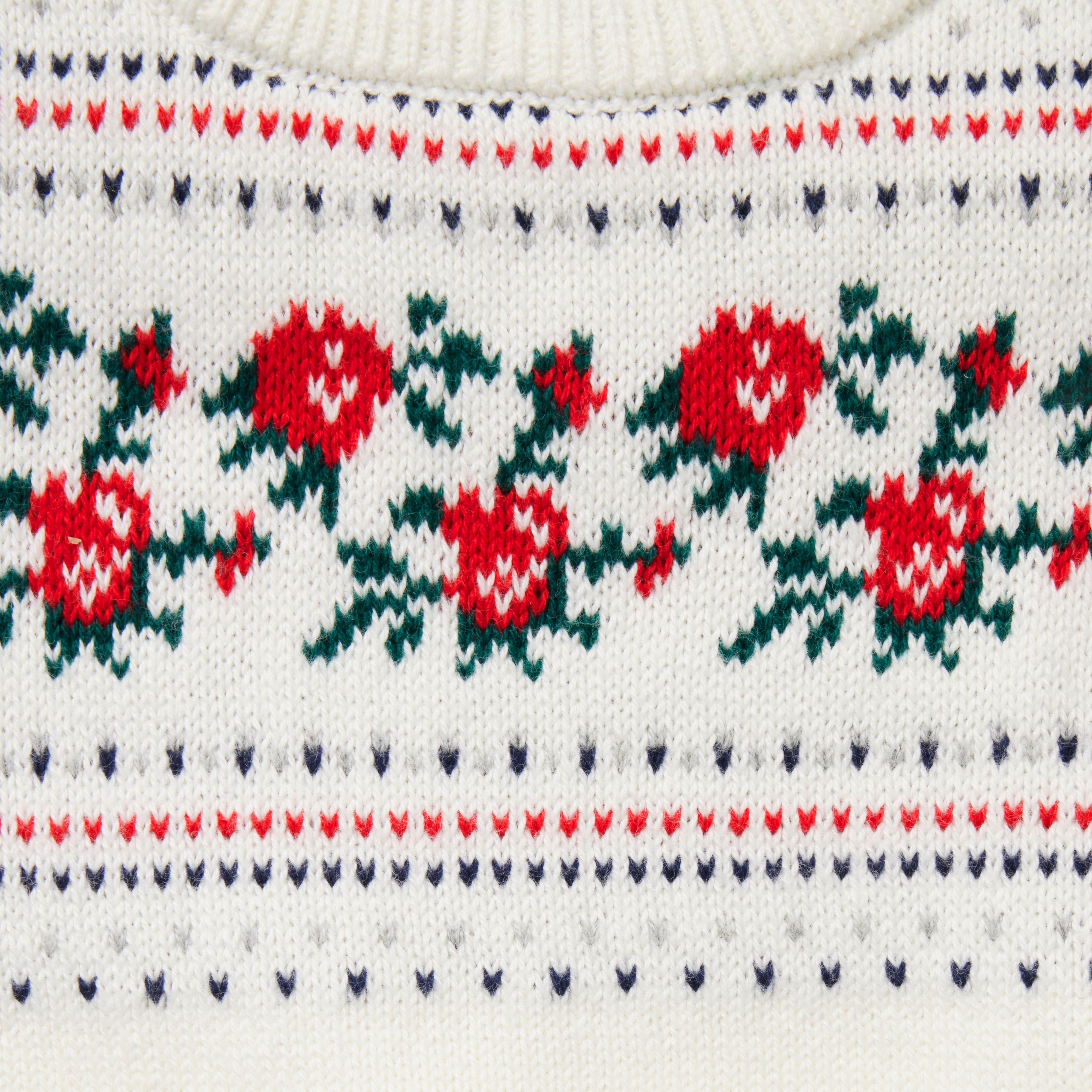 Baby Fair Isle Rose Matching Set image number 2