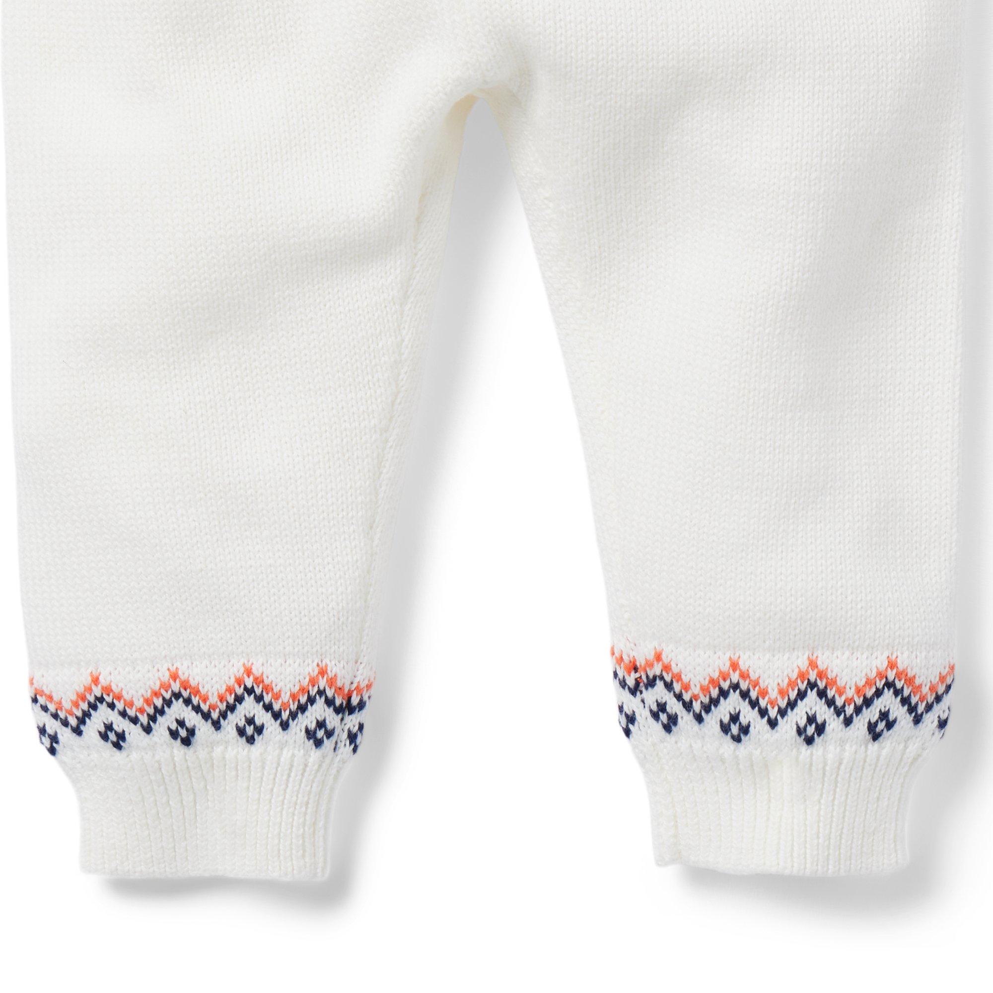 Baby Fair Isle Cuff Sweater Pant image number 2