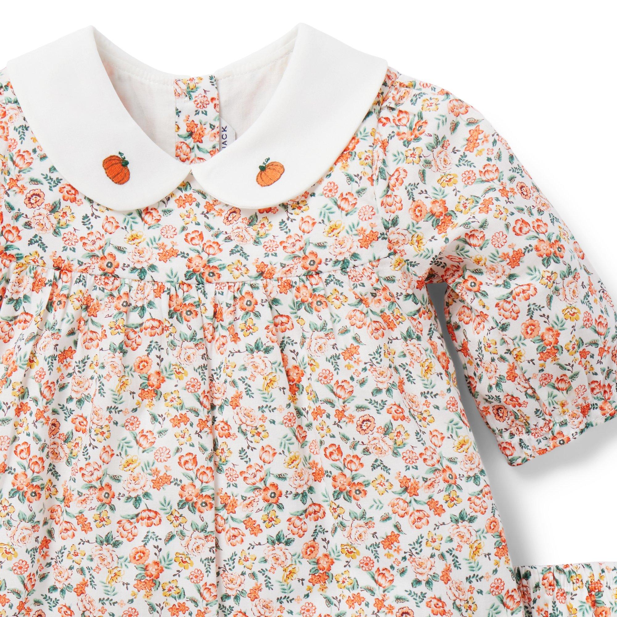 The Pumpkin Collar Floral Baby Set  image number 1