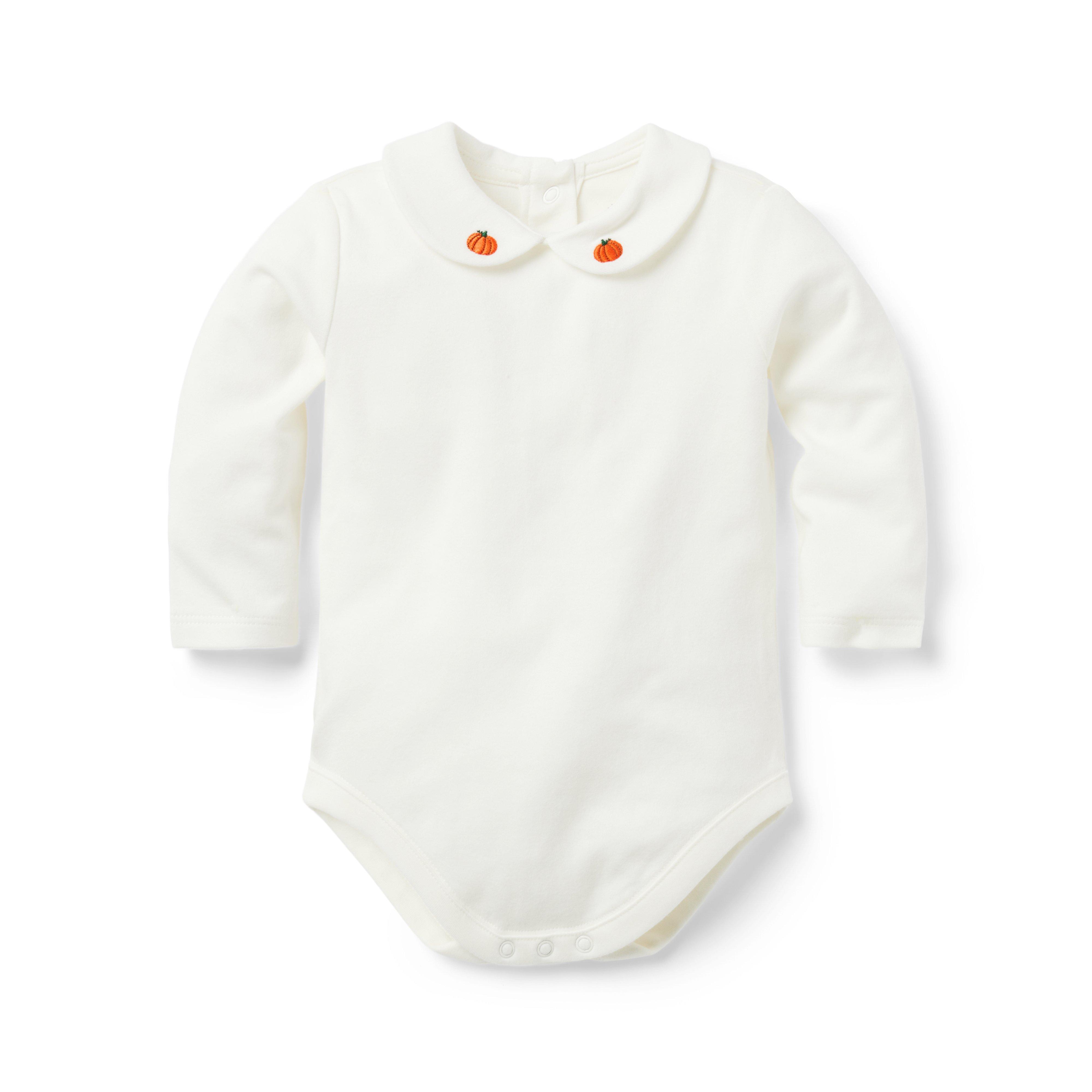 The Pumpkin Collar Baby Bodysuit  image number 0