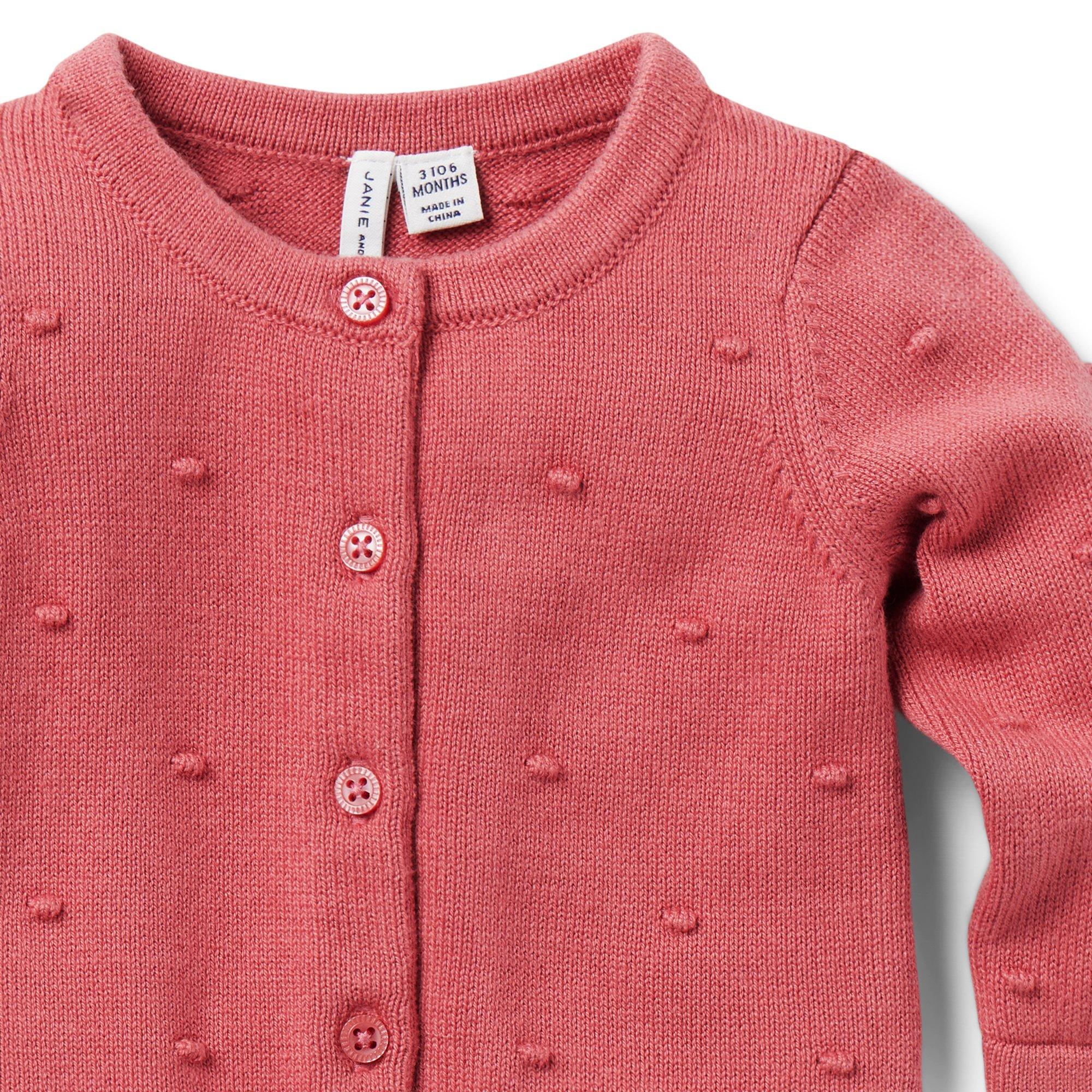 Baby Textured Dot Cardigan image number 1