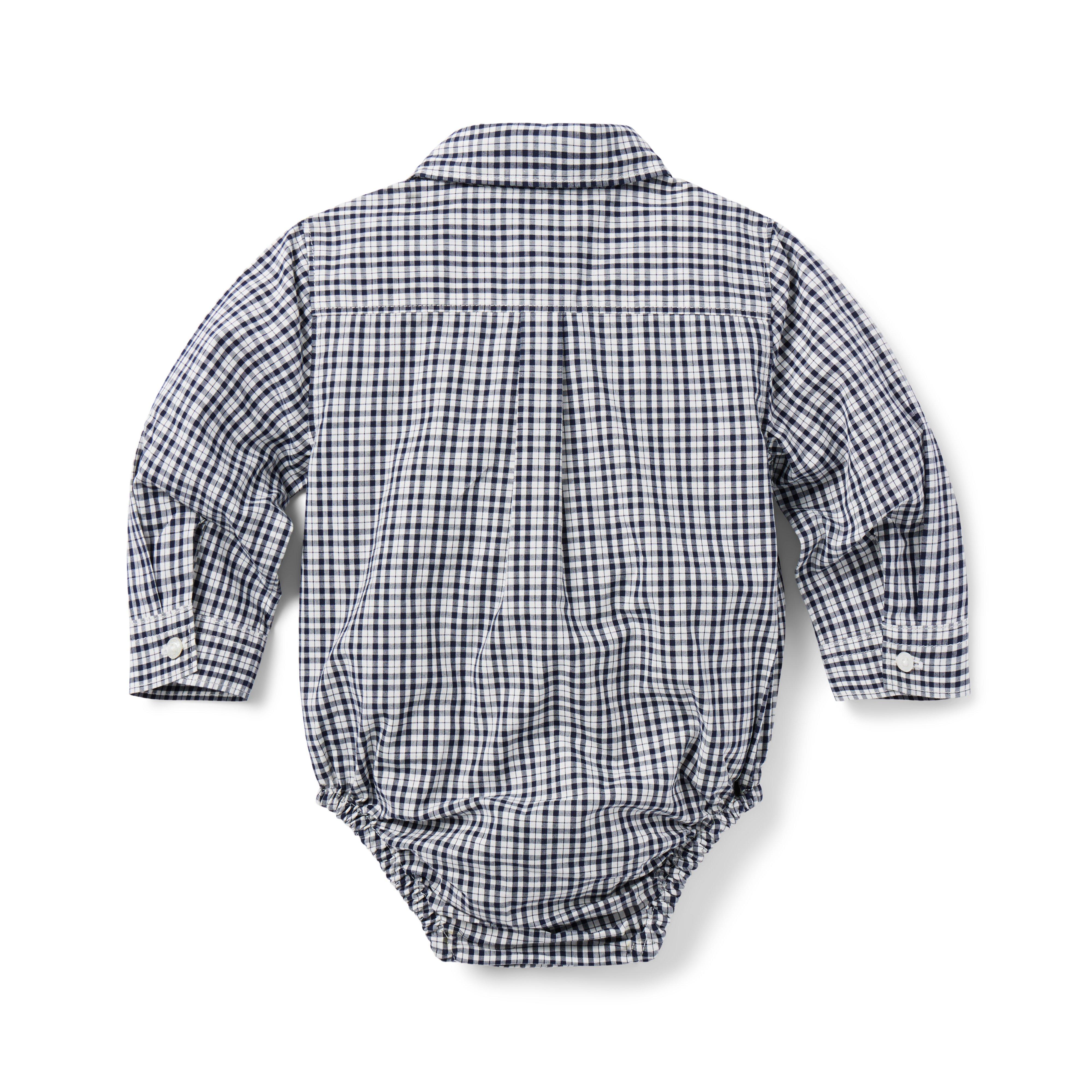 Baby Plaid Poplin Bodysuit