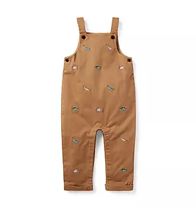 Baby Embroidered Dinosaur Overall