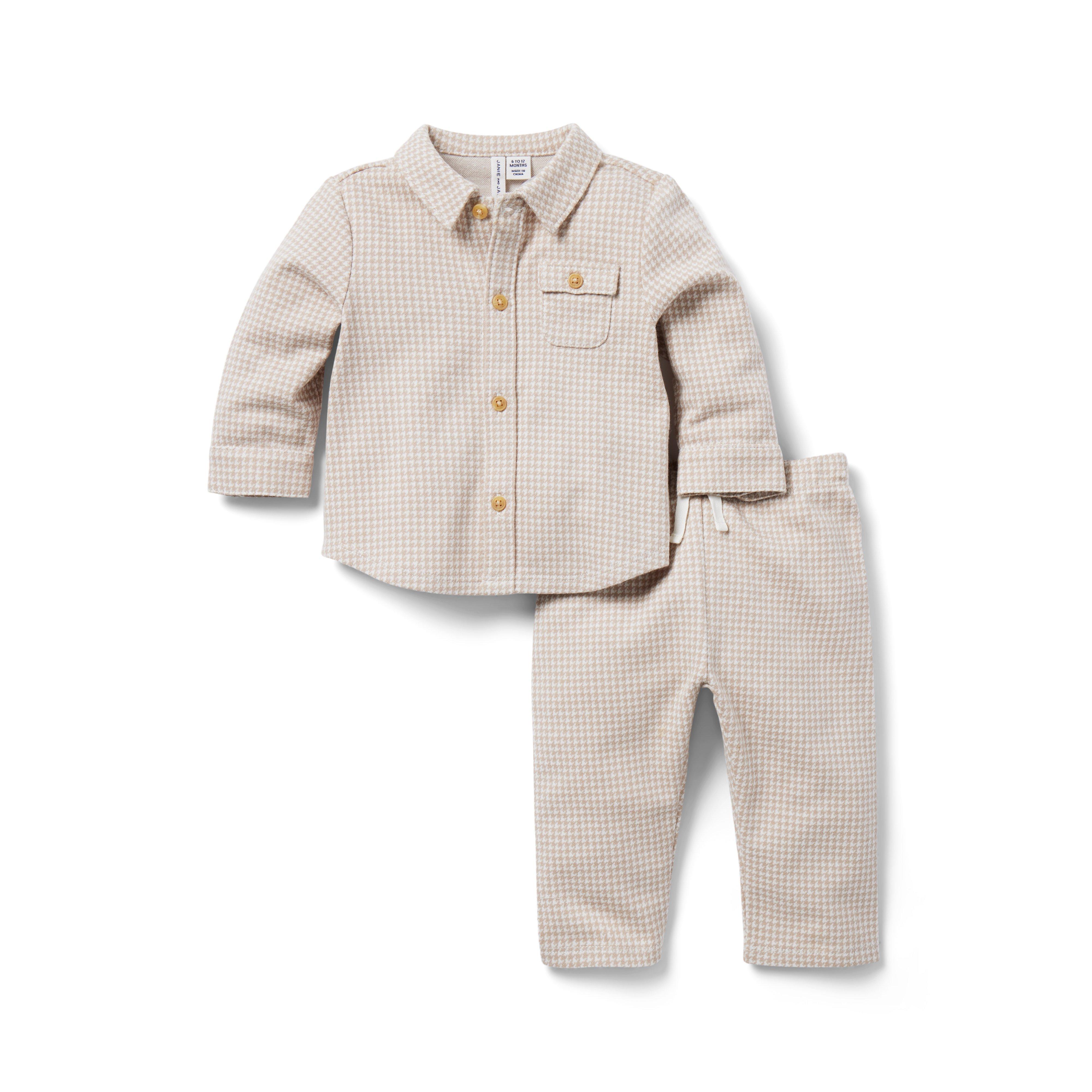 Baby Houndstooth Matching Set