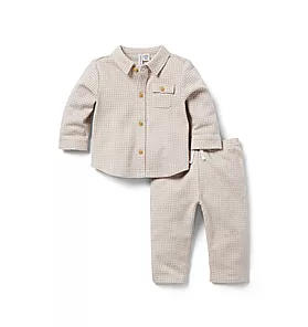 Baby Houndstooth Matching Set