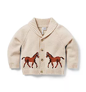 The Horse Show Baby Cardigan
