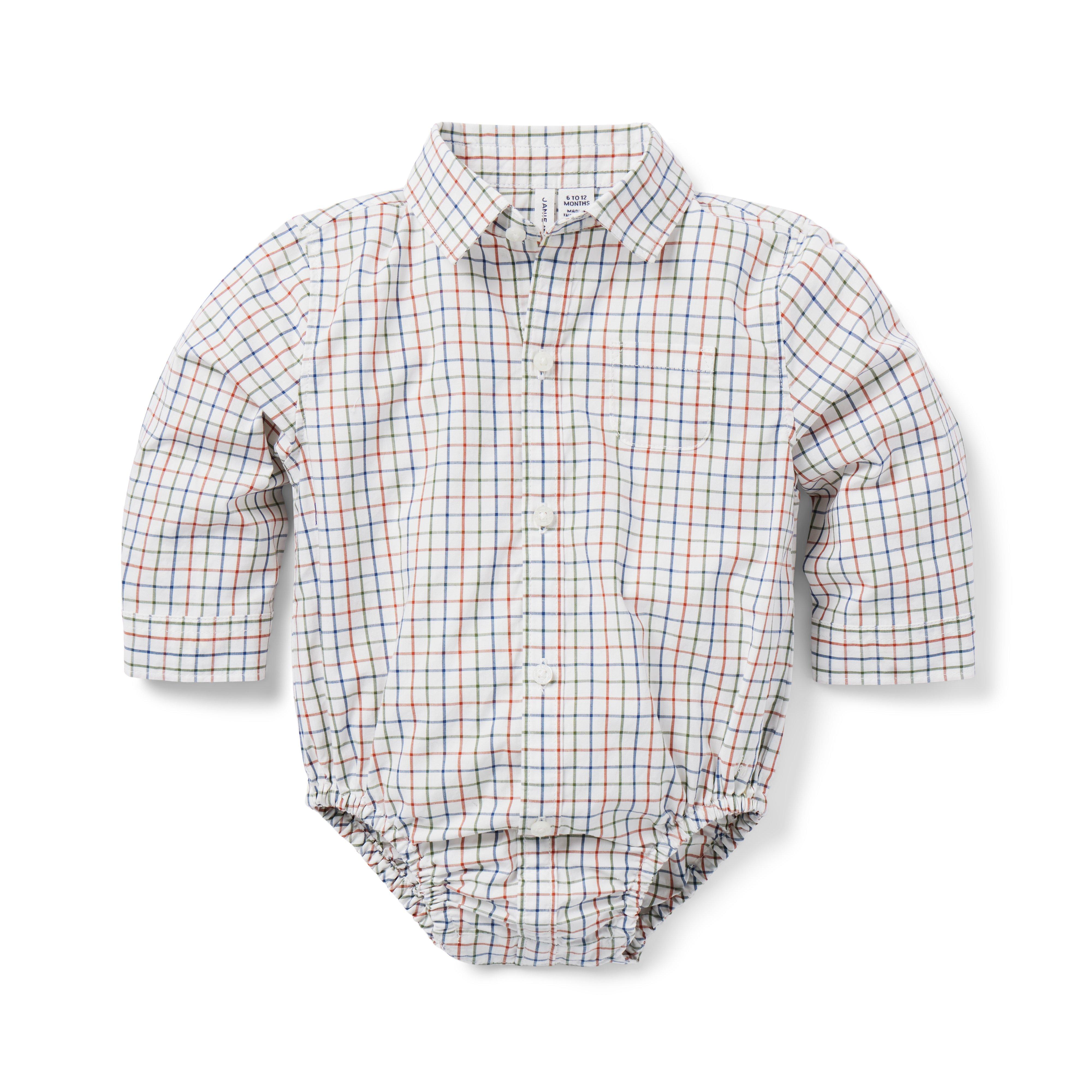 Baby Tattersall Poplin Bodysuit