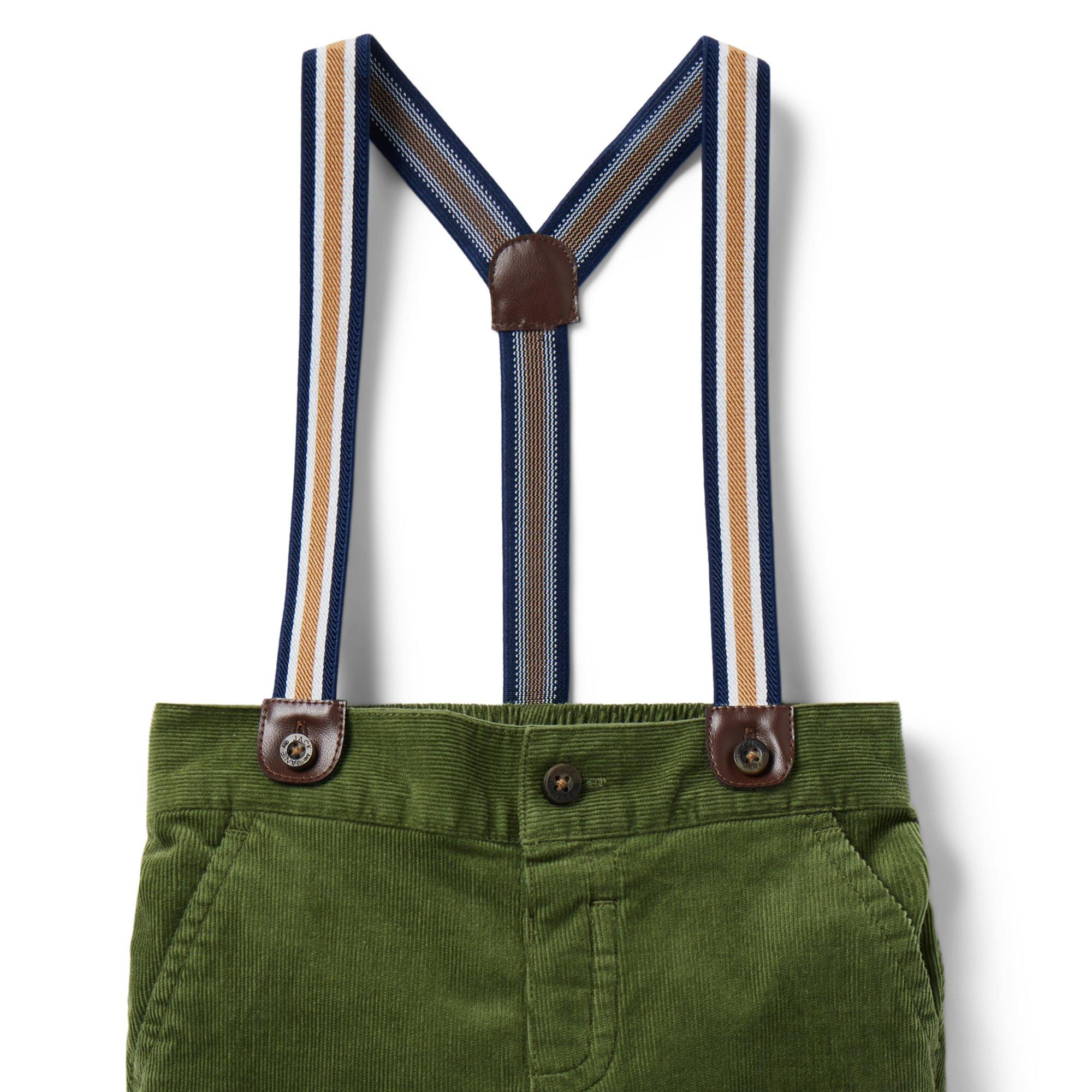 Baby Corduroy Suspender Pant image number 1