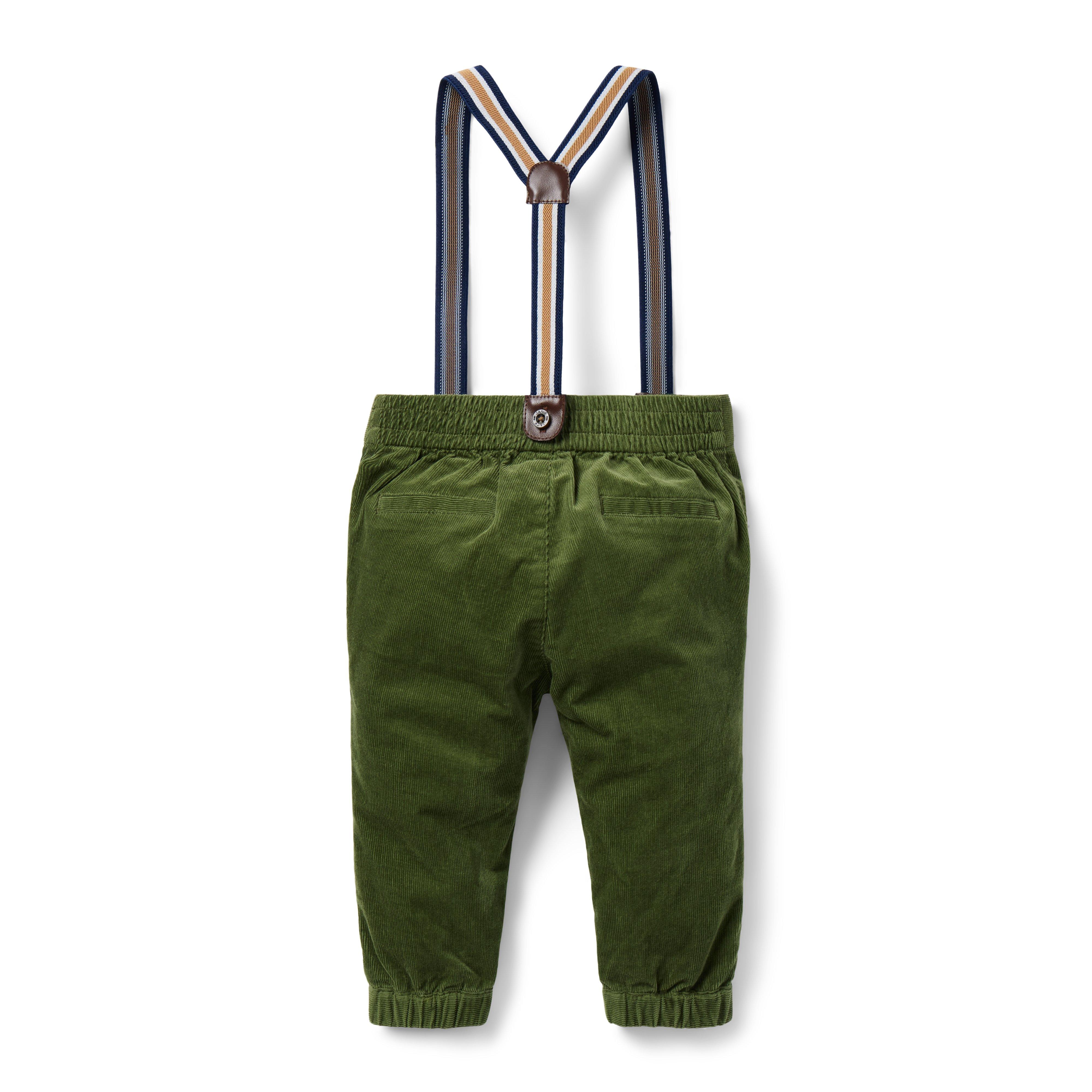 Baby Corduroy Suspender Pant