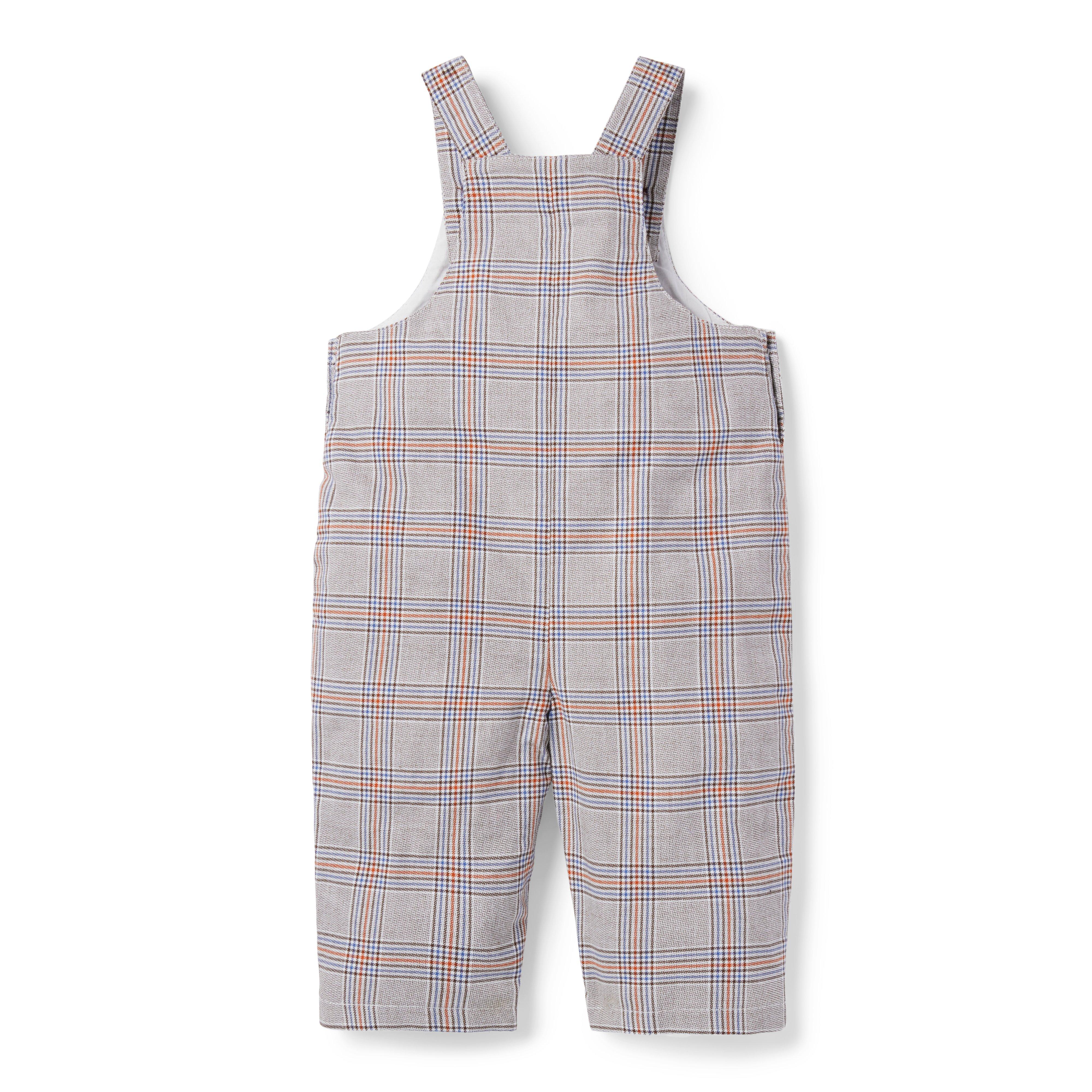 The Plaid City Baby Overall