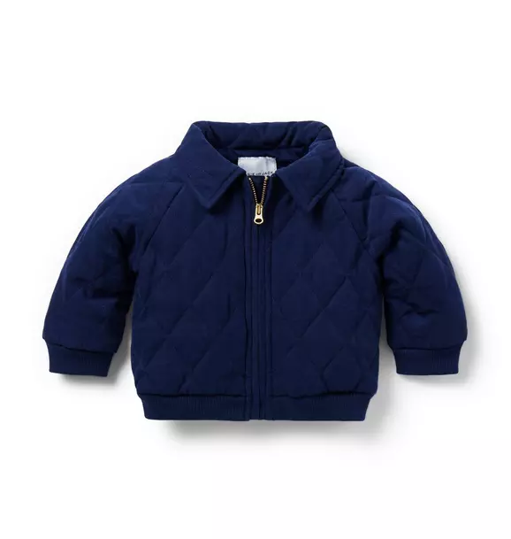Baby Quilted Bomber Jacket image number 0