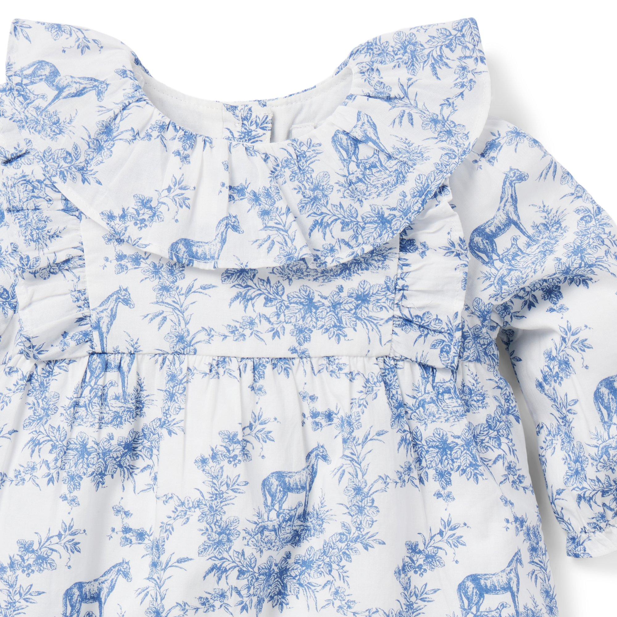 Baby Horse Toile Romper image number 1