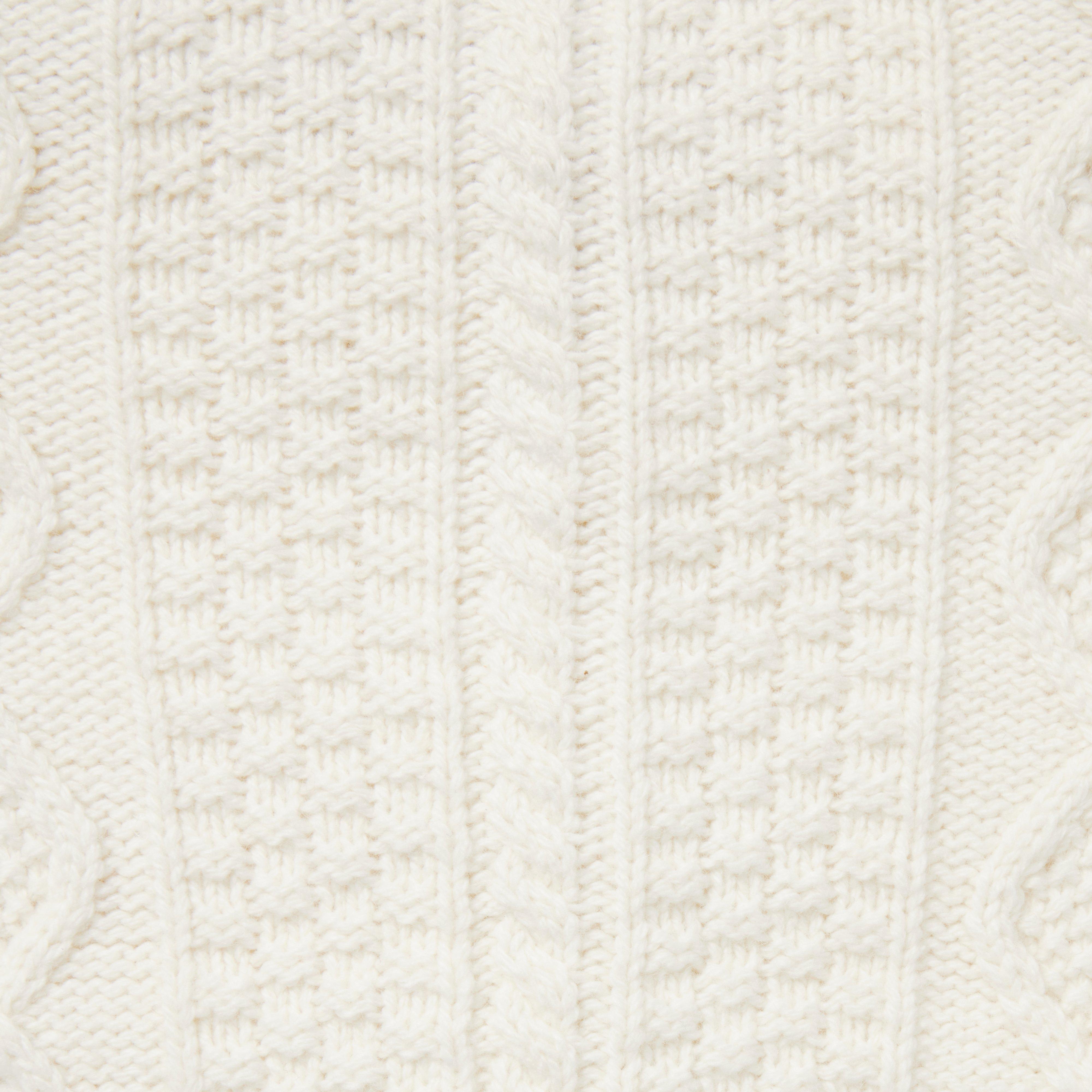 Newborn Cream And Sugar Baby Cable Knit Shawl Collar Cardigan by Janie ...