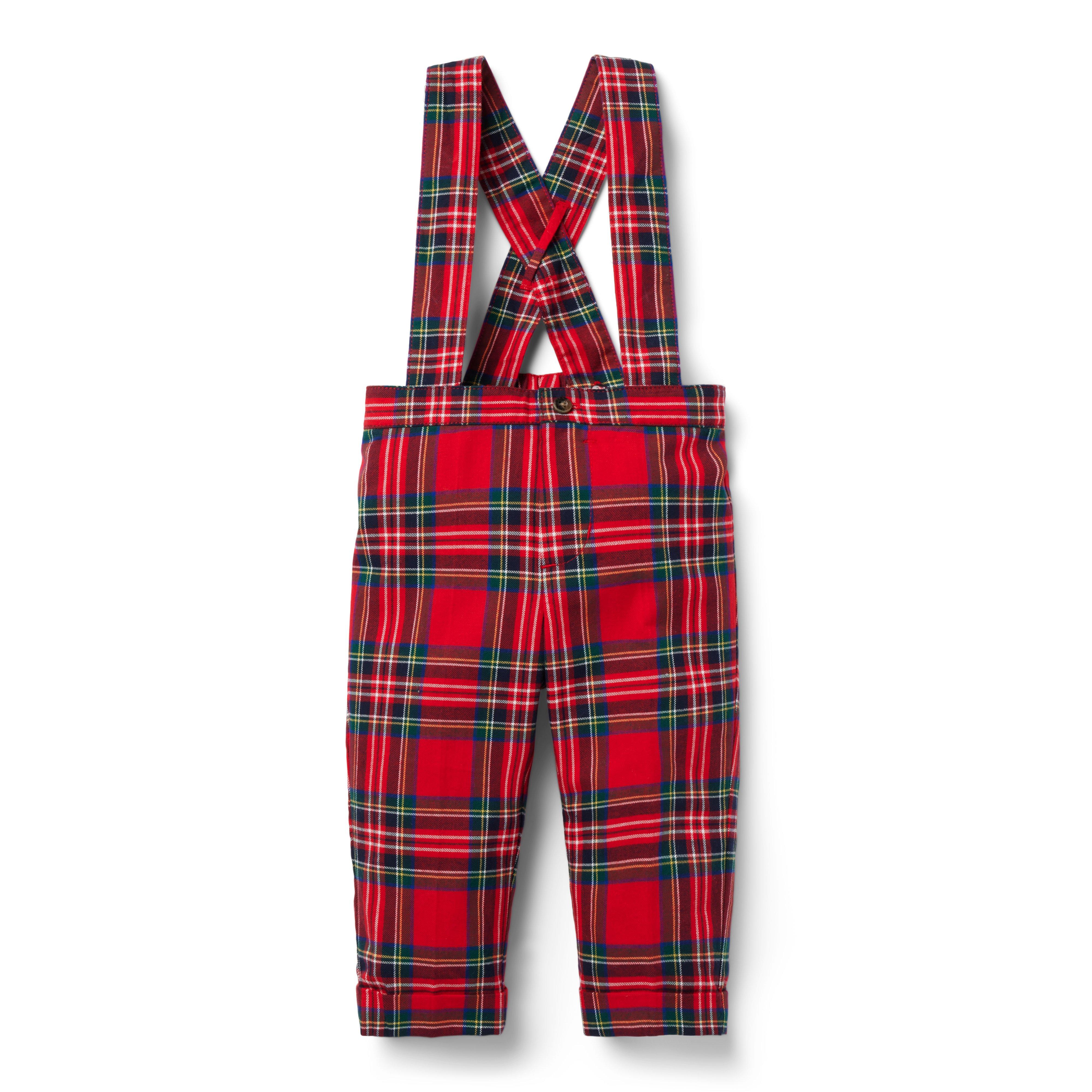 Baby Tartan Suspender Pant