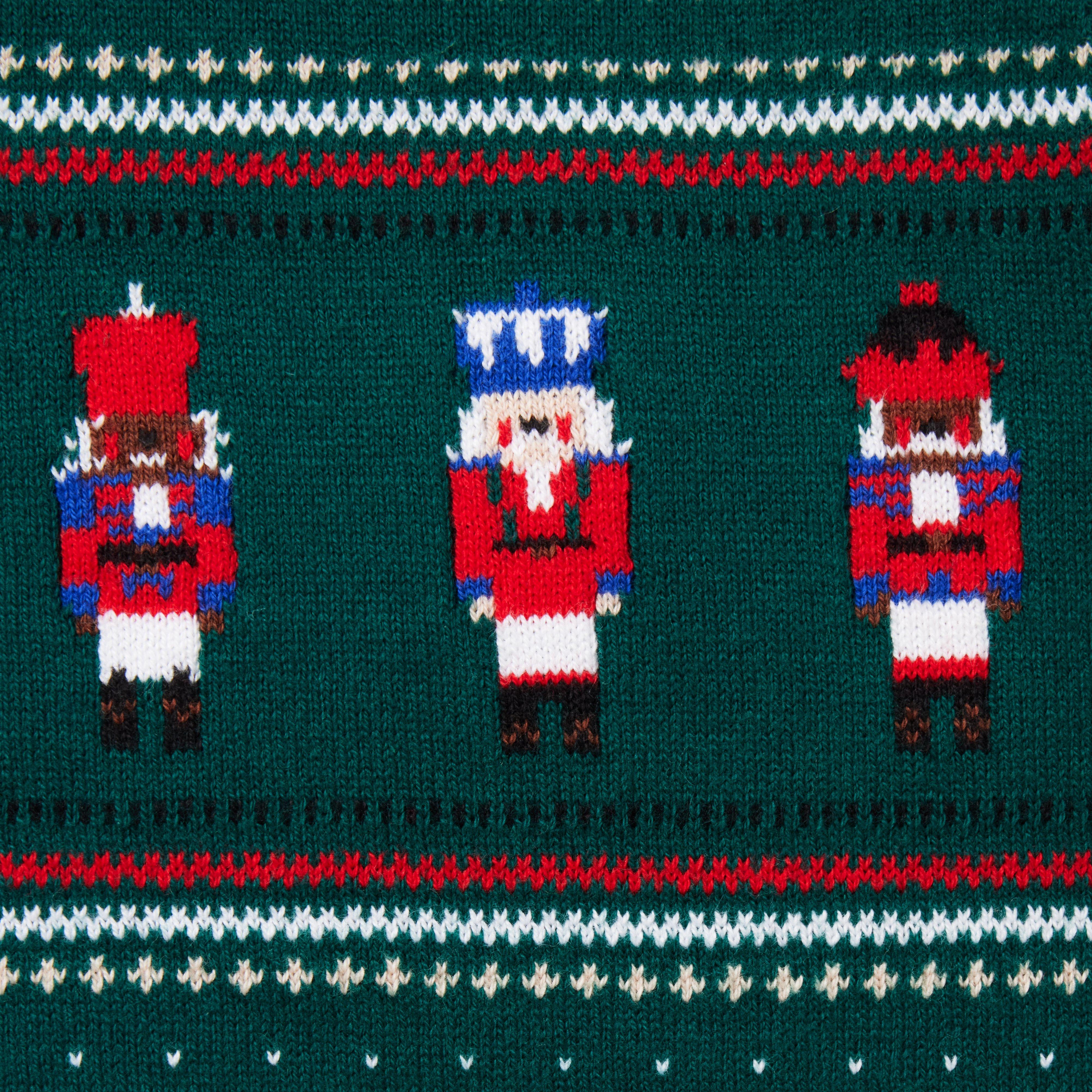 Baby Nutcracker Fair Isle Sweater Overall