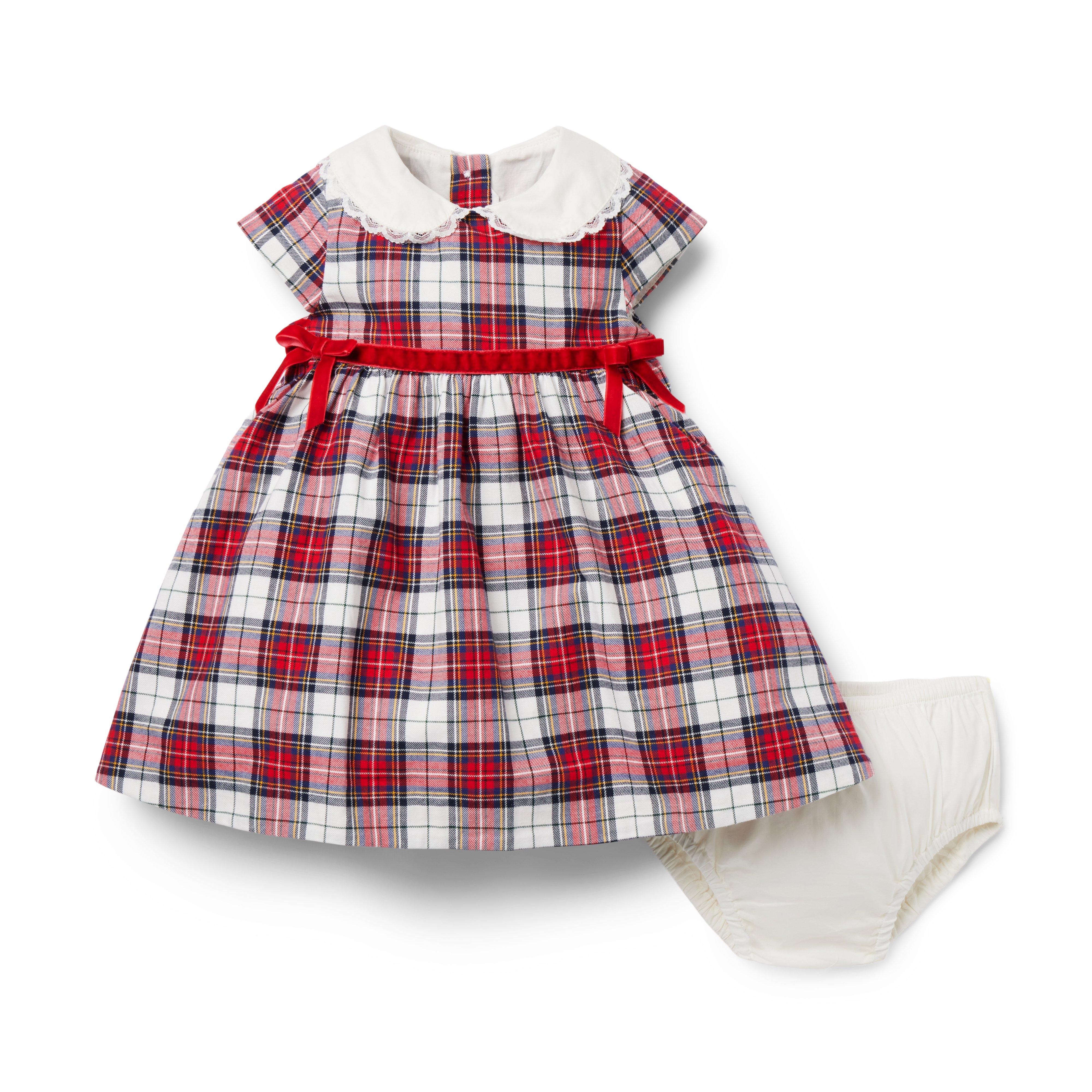 The Holiday Tartan Baby Dress image number 2