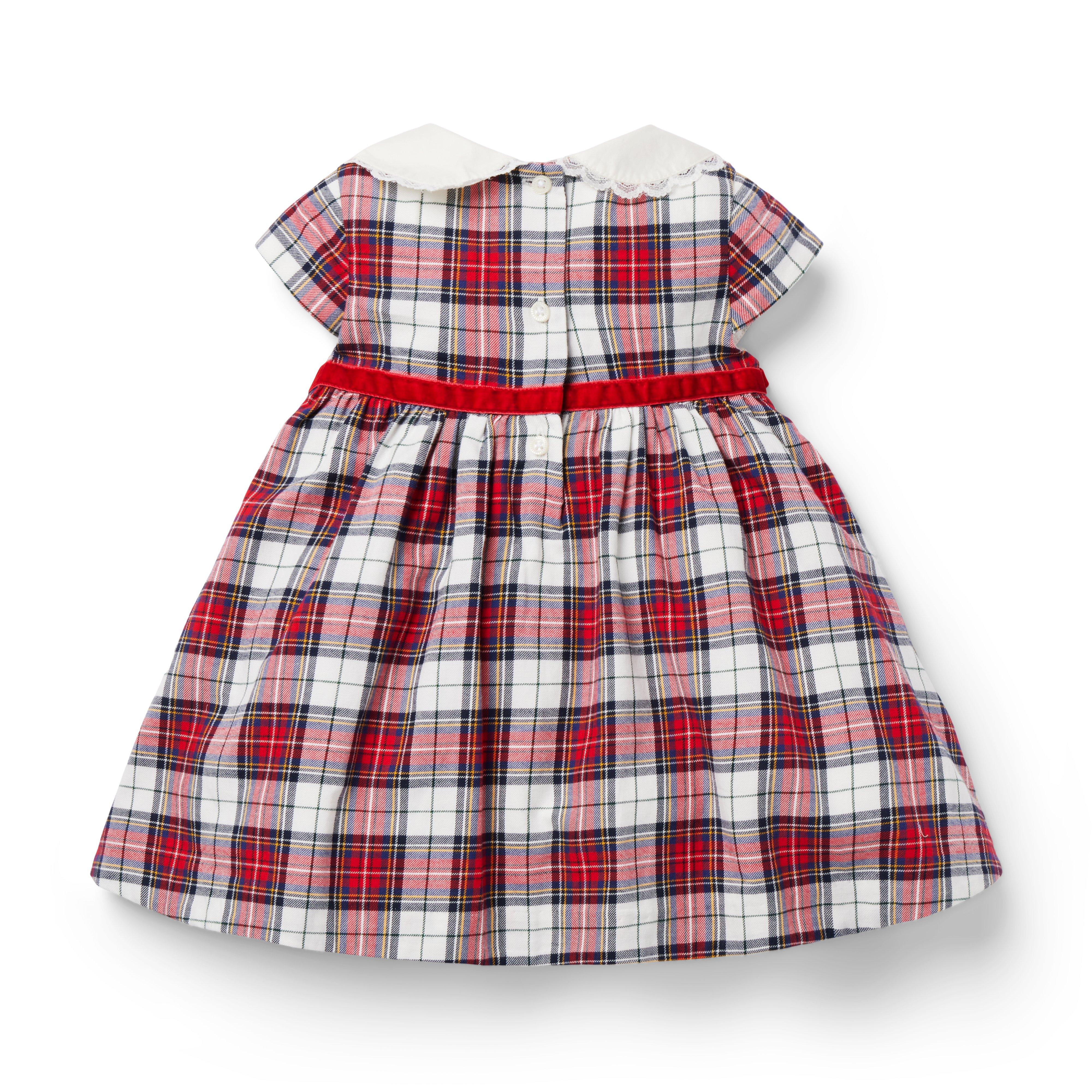 Newborn Bradbury Red Tartan The Holiday Tartan Baby Dress by Janie and Jack