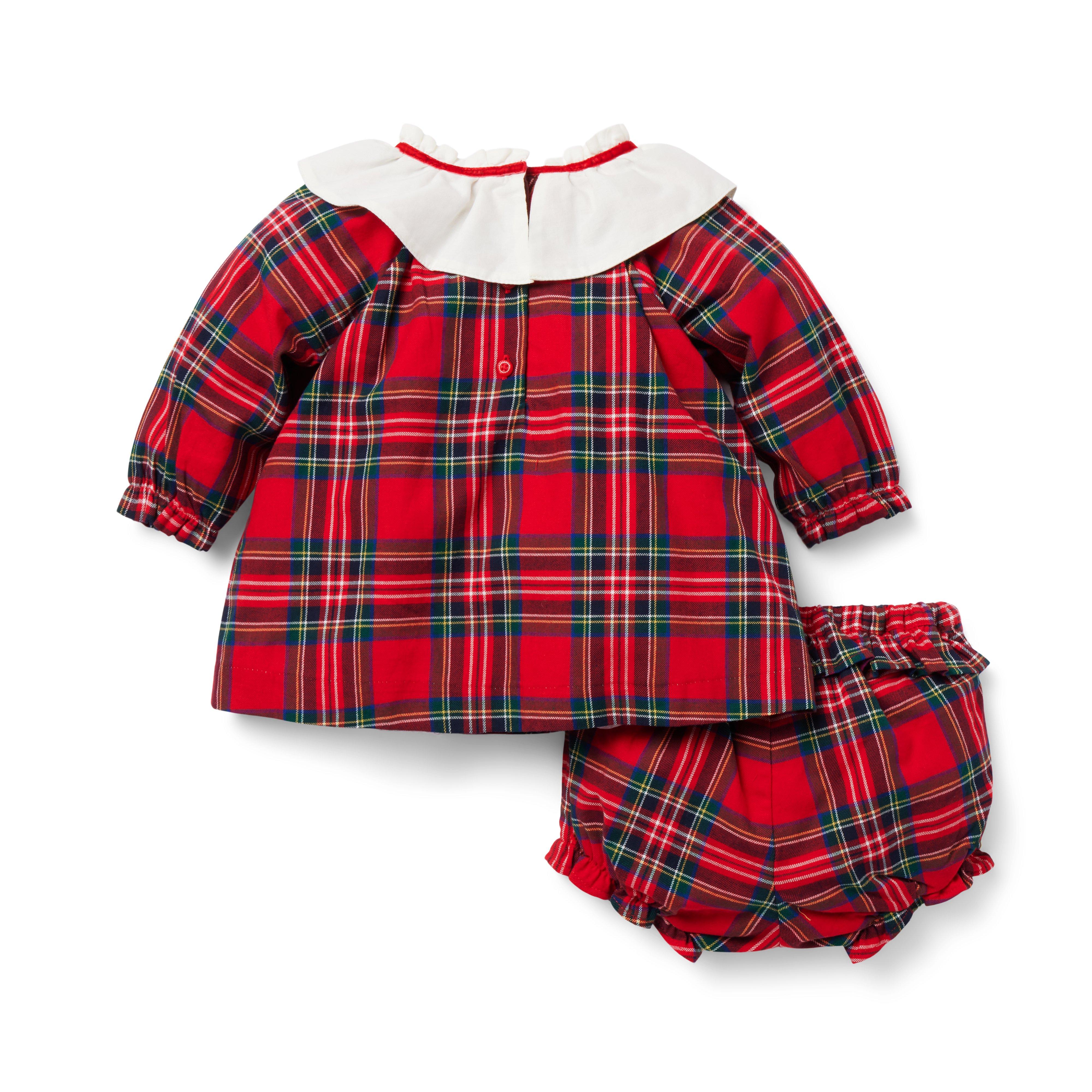 Baby Tartan Collared Matching Set